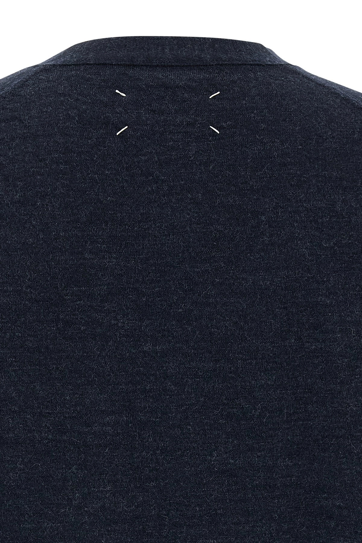 Suede patch cardigan - 5