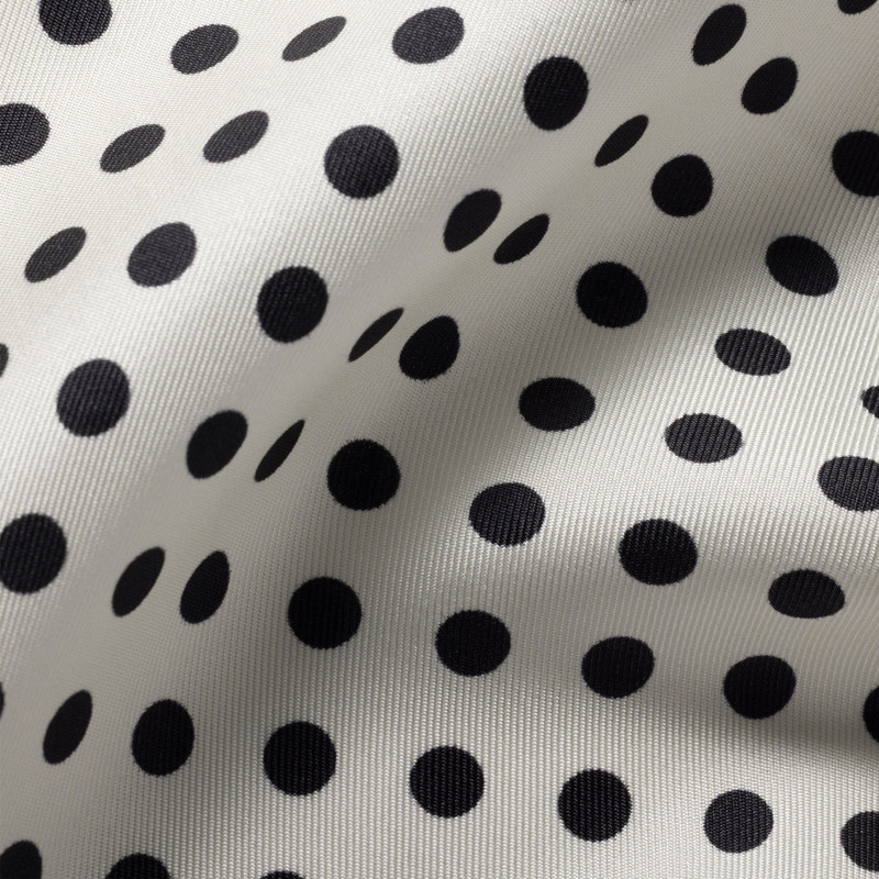 Miu Miu Printed silk twill scarf outlook