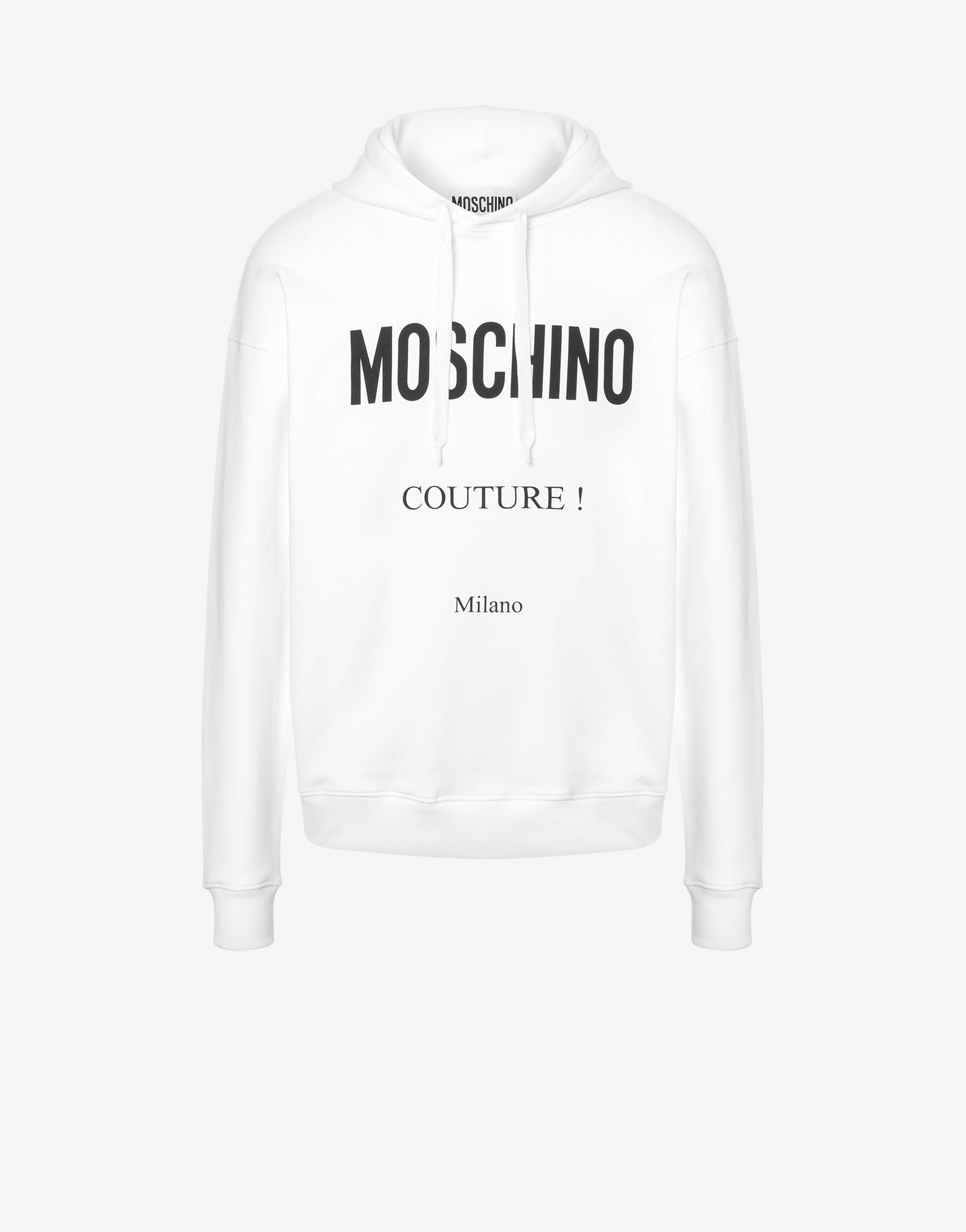 MOSCHINO COUTURE COTTON SWEATSHIRT - 1