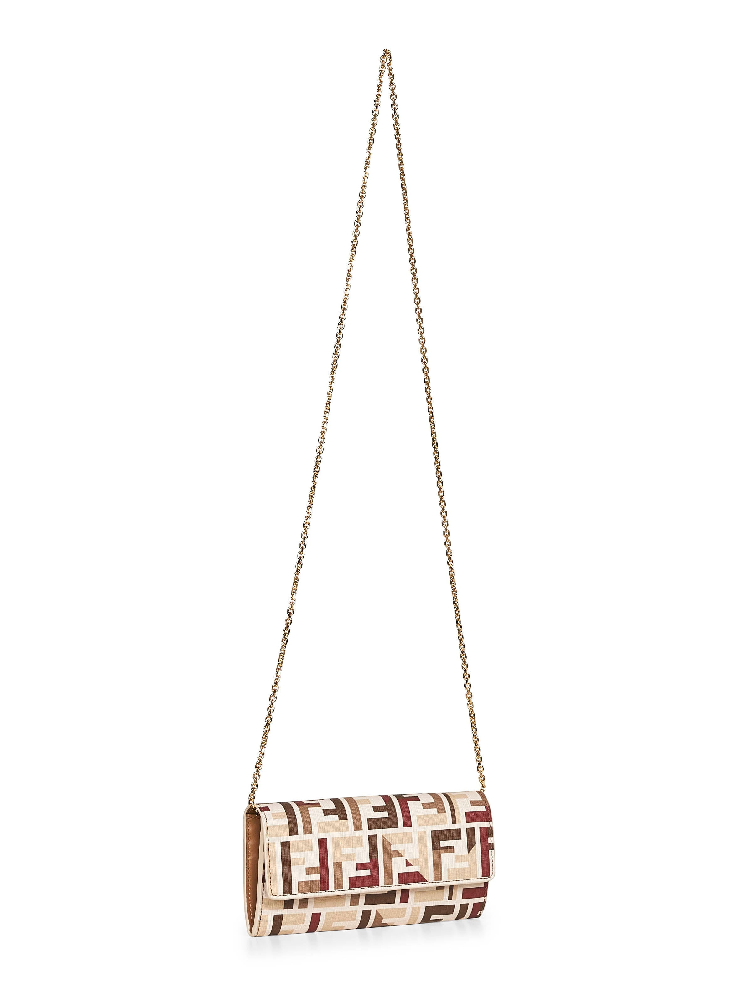 Fendi Women Multicolor Fendi Roma Continental With Chain Wallet - 2