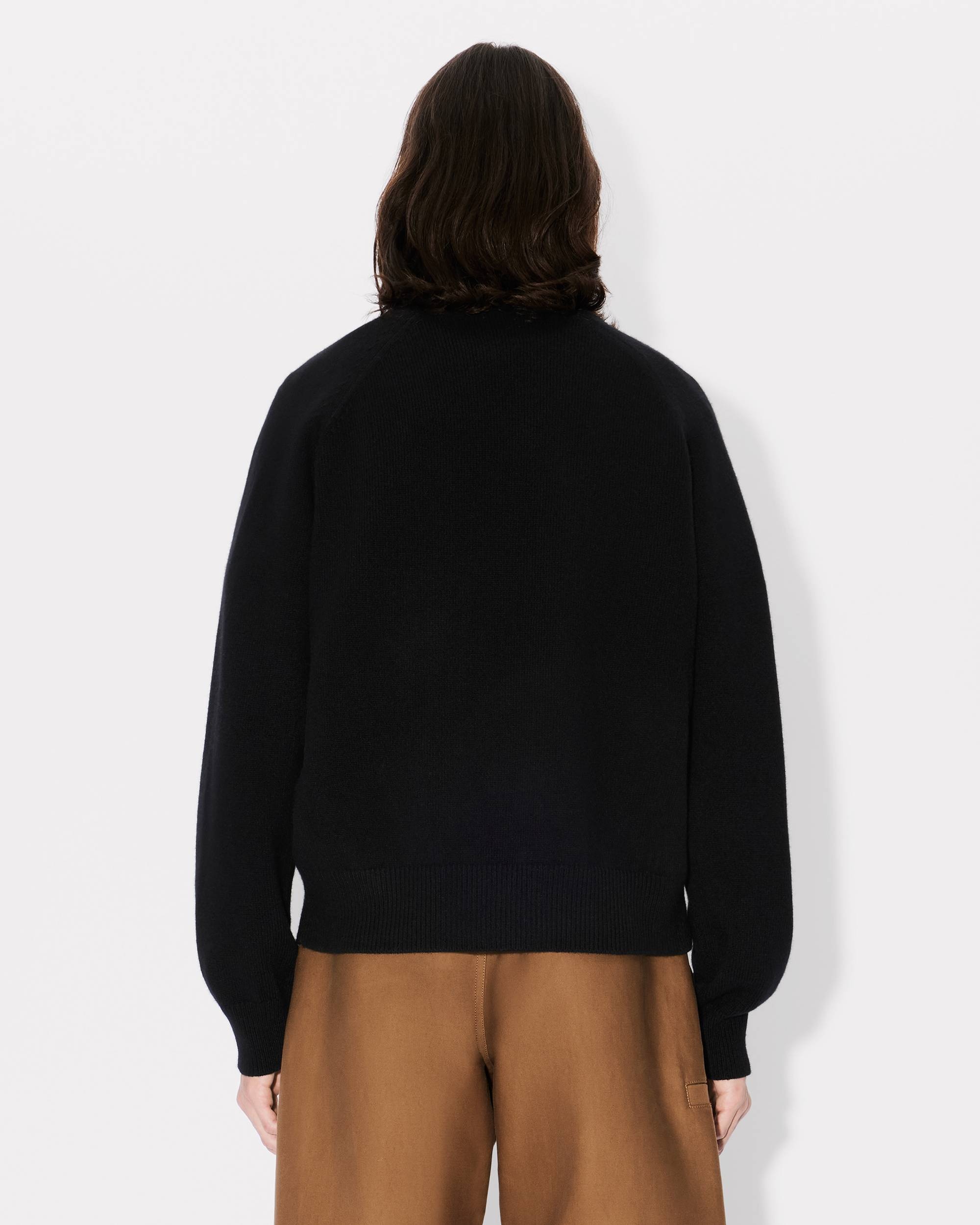 'Boke Flower' embroidered turtleneck jumper in wool - 4