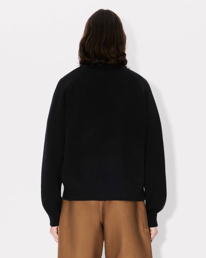 'Boke Flower' embroidered turtleneck jumper in wool 4