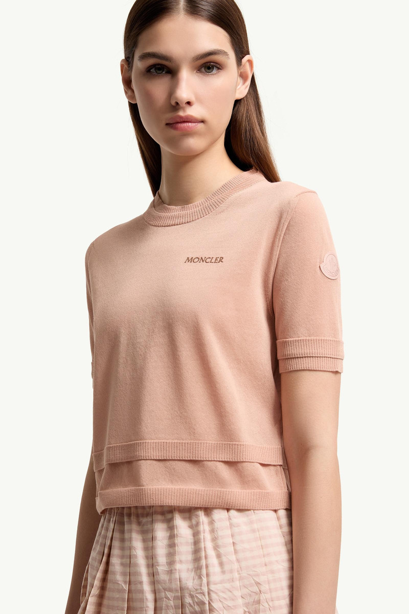 Double-Trimmed Cotton T-Shirt 6