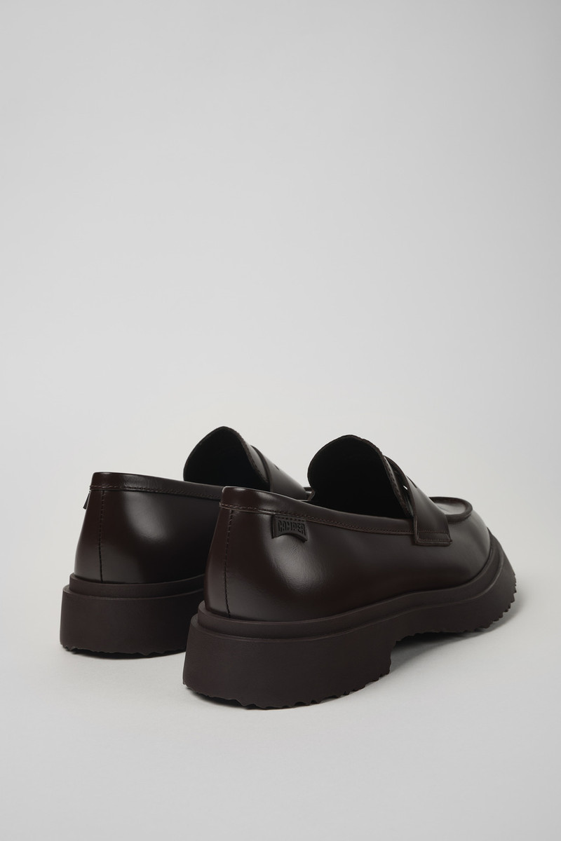 CAMPERLAB Brown leather loafers for men outlook