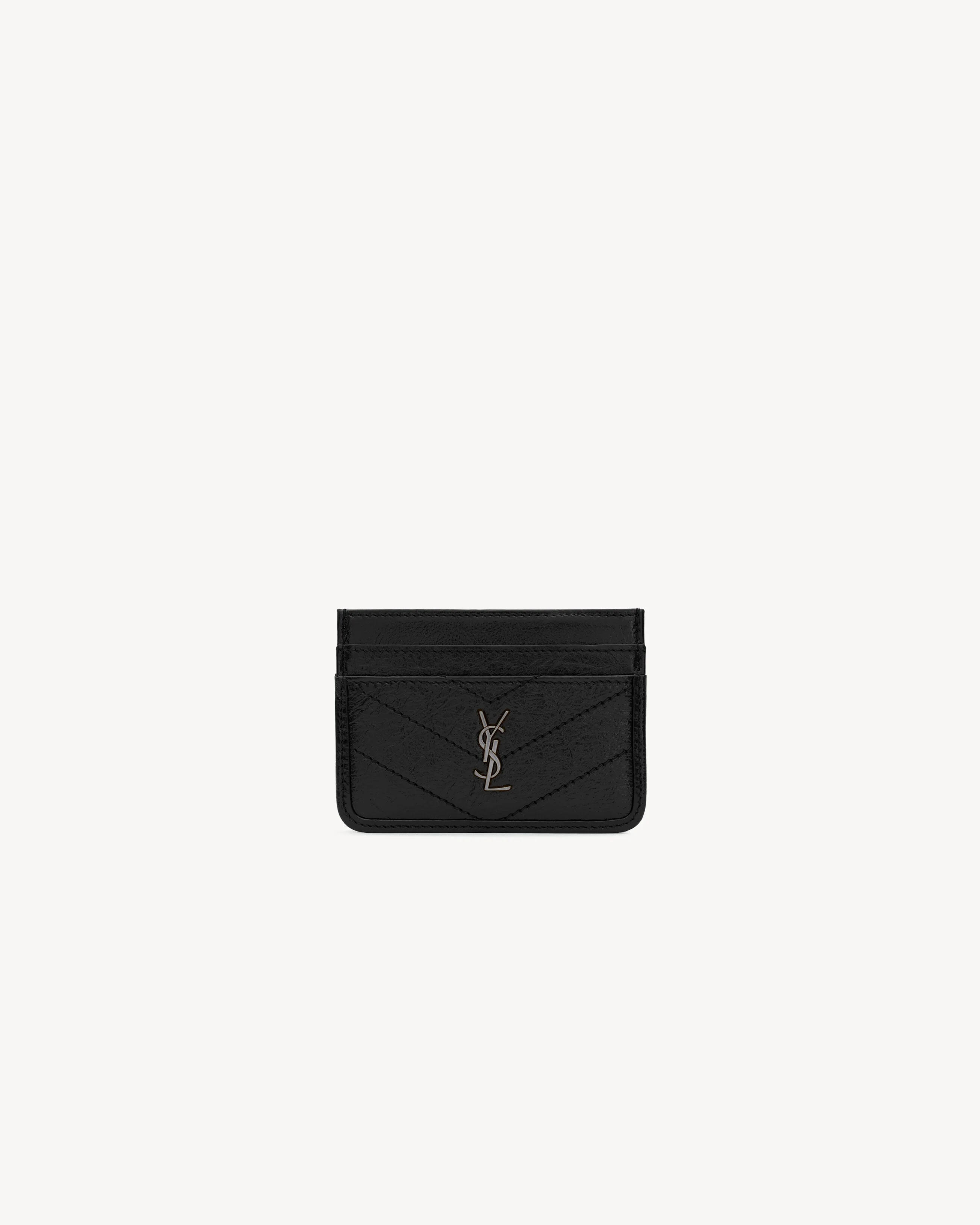 NIKI CARD CASE IN VINTAGE LEATHER - 1