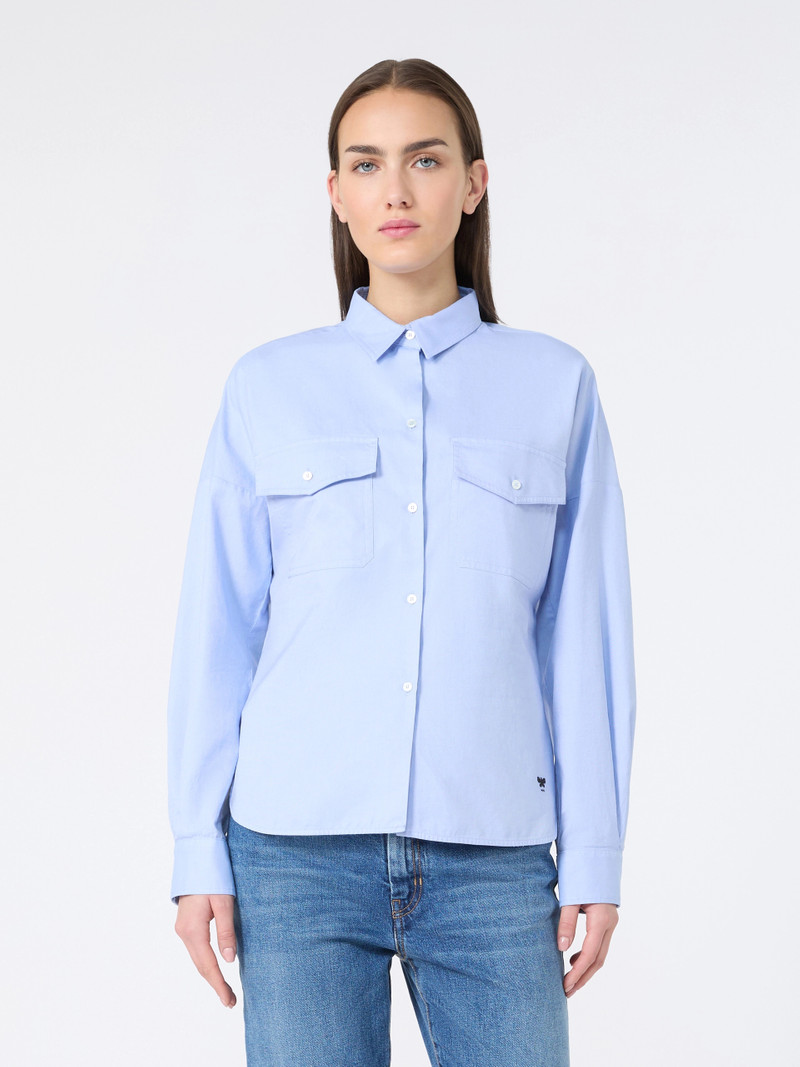 PESI Cotton Oxford shirt - LIGHT BLUE 3