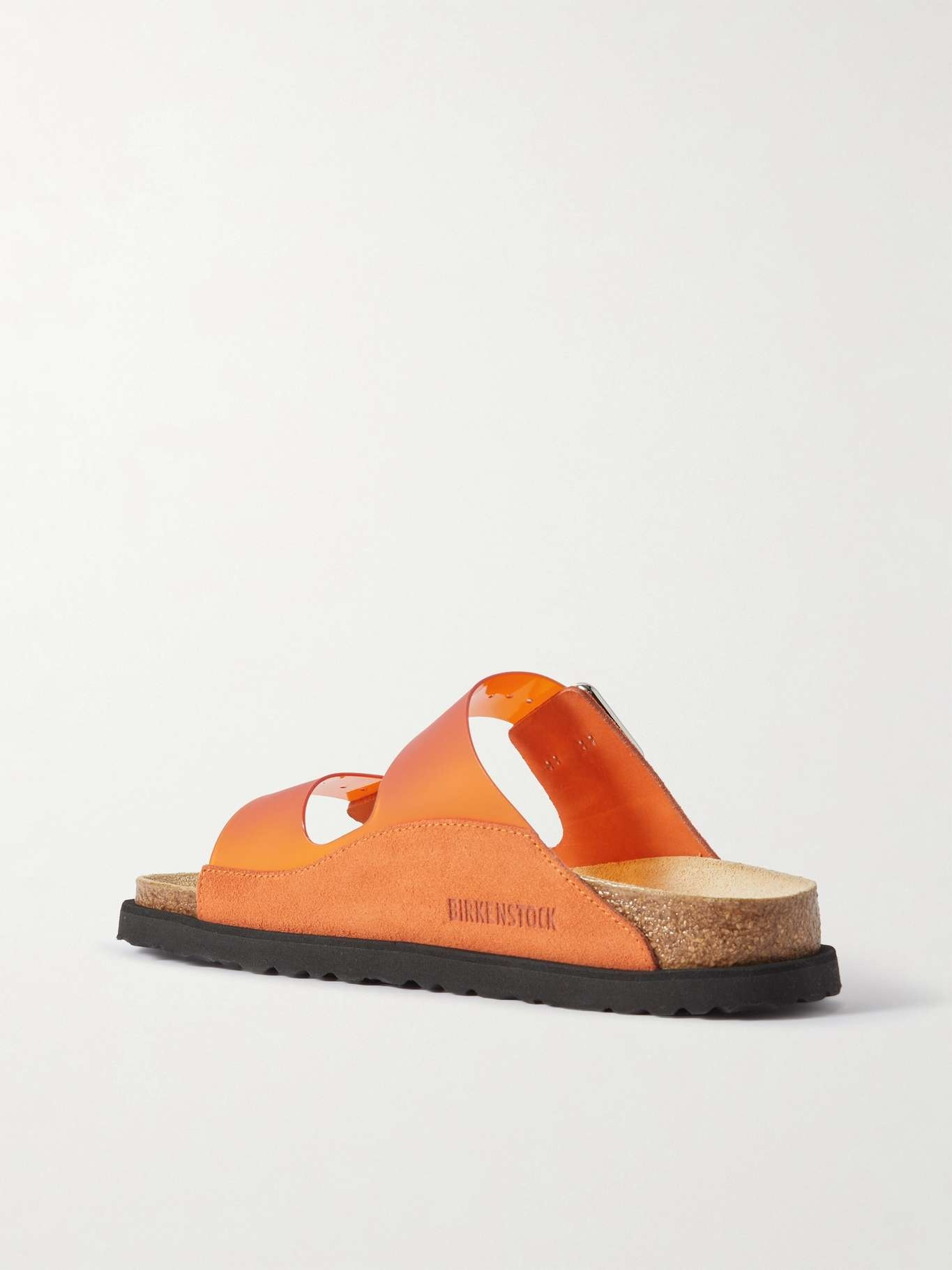 Arizona Milky suede-trimmed PVC sandals - 3