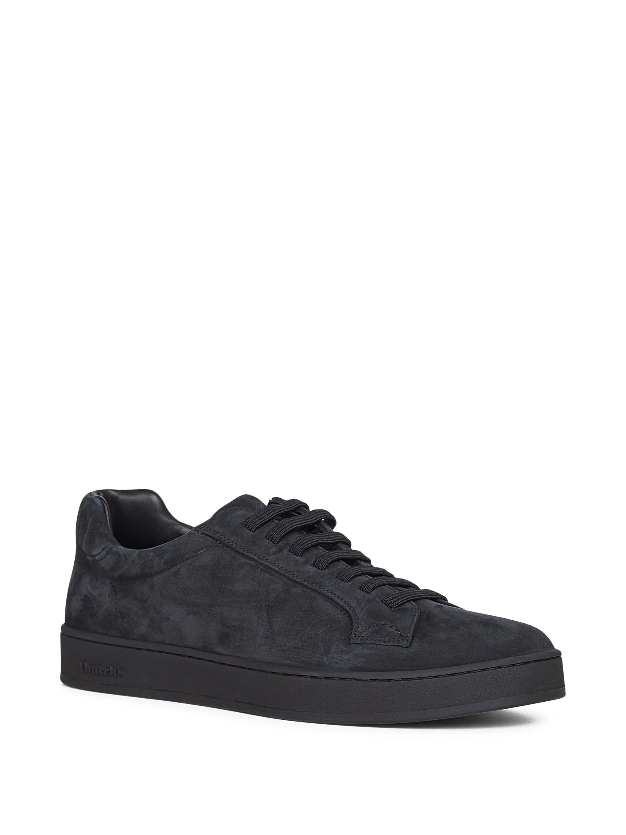 LUDLOW ELASTICATED-LACE ROUND-TOE SNEAKERS - 2
