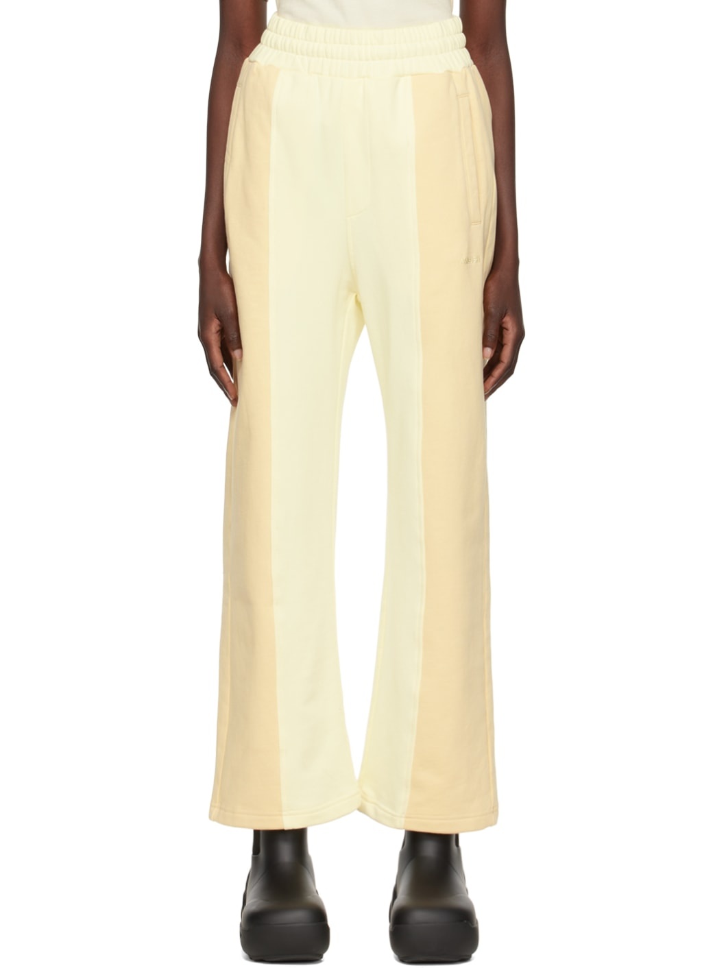 Yellow Varsity Sweatpants - 1