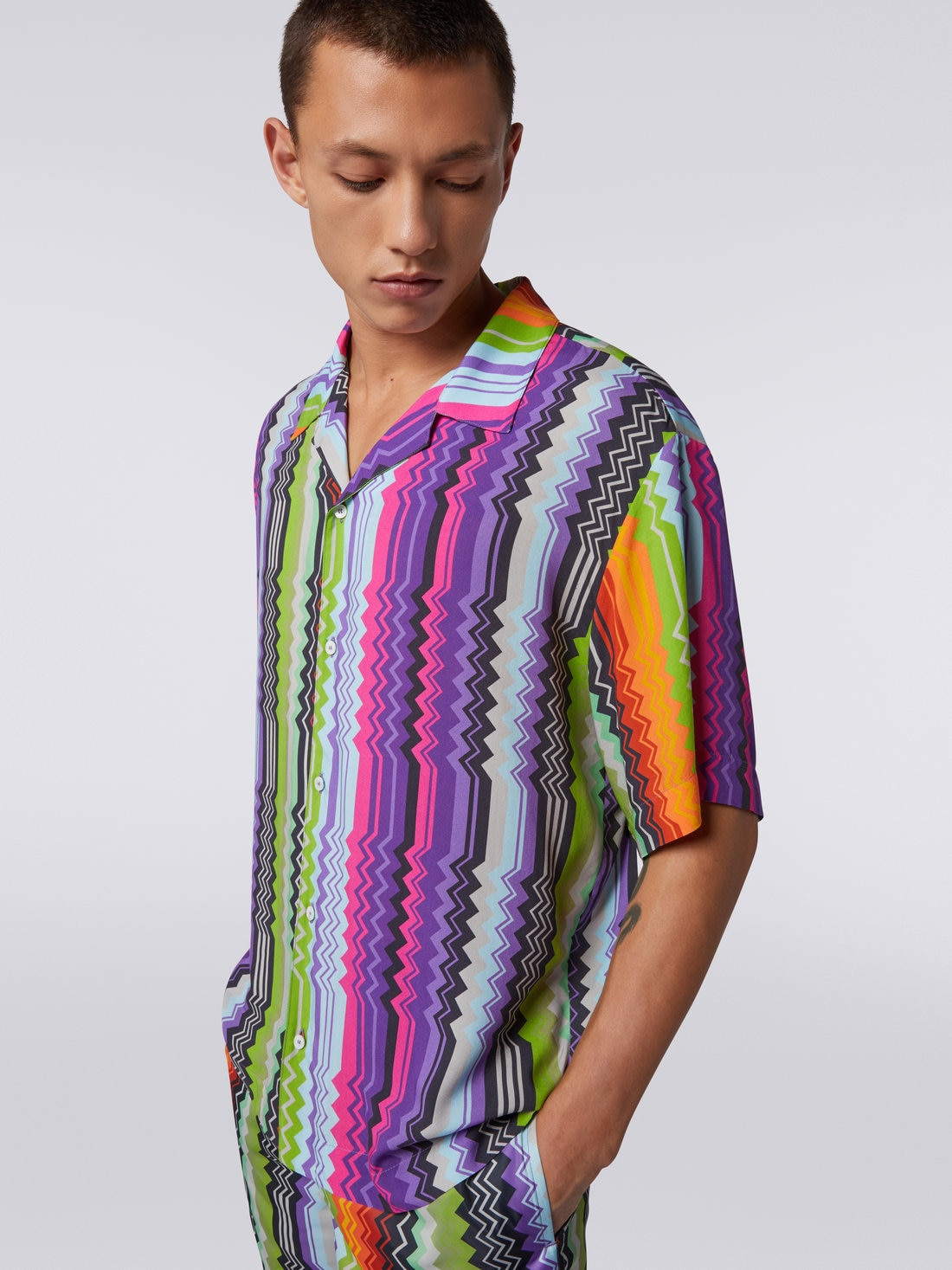 Viscose bowling shirt - 5