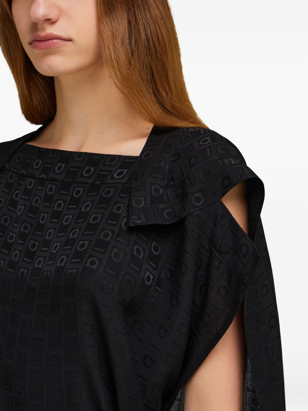 Ferragamo monogram blouse - 6