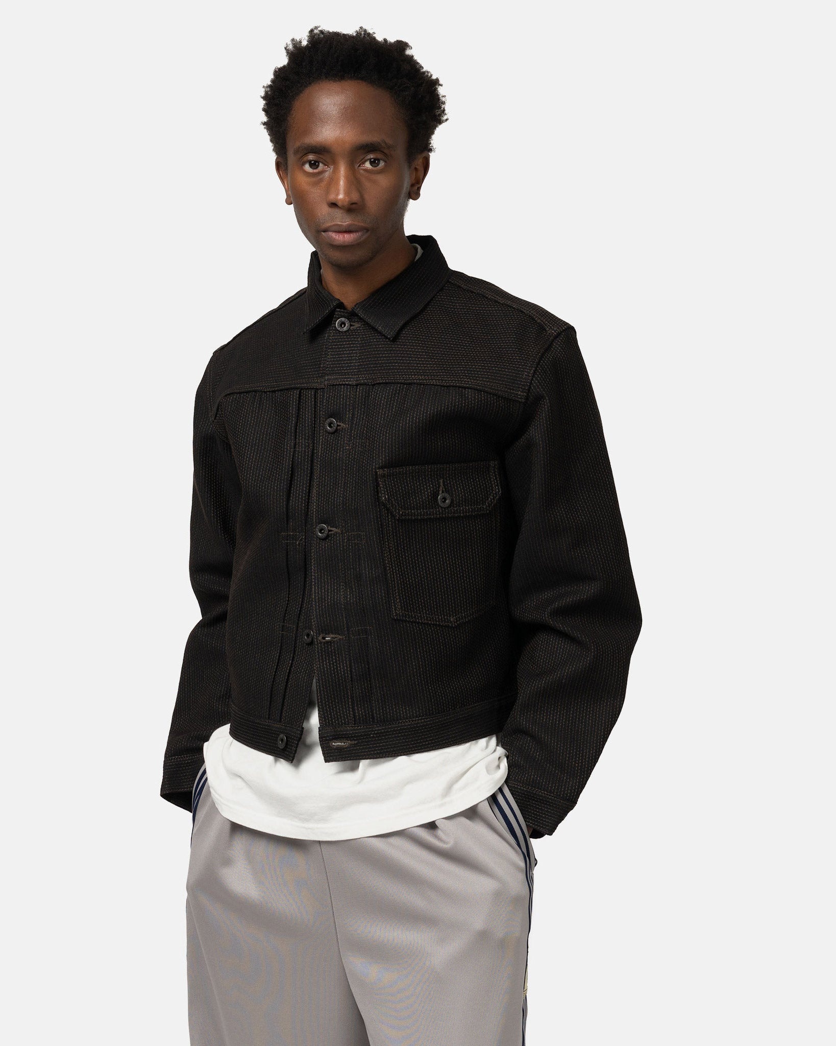 CENTURY DENIM No.9 1ST JKT N95 Black - 4