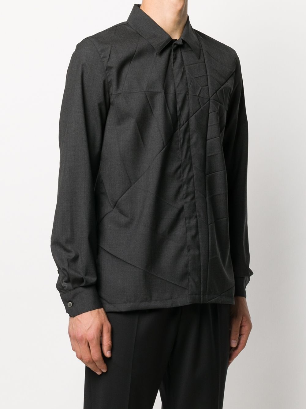 spider web detail shirt - 3