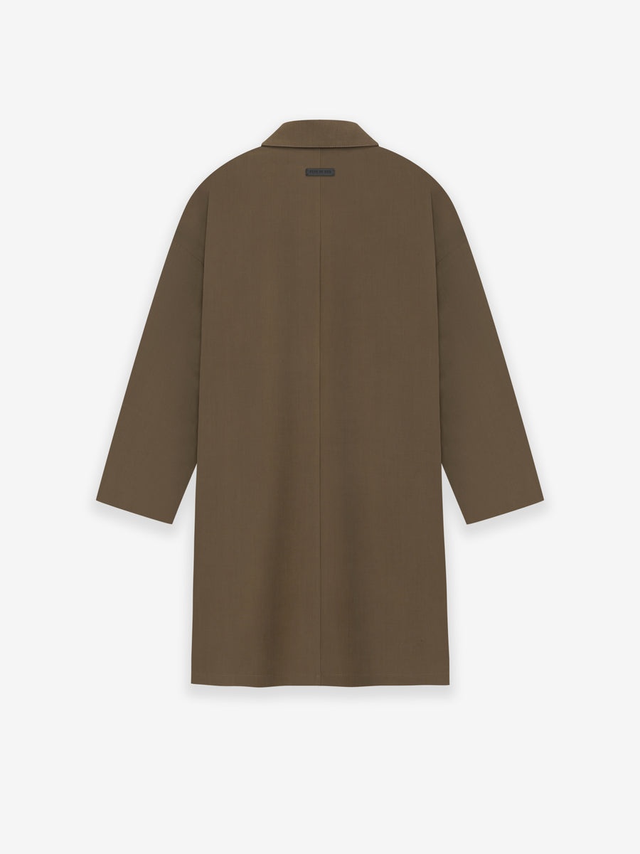 Wool Crepe 3/4 Length Trench - 2
