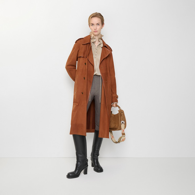 Long Nubuck Castleford Trench Coat 3