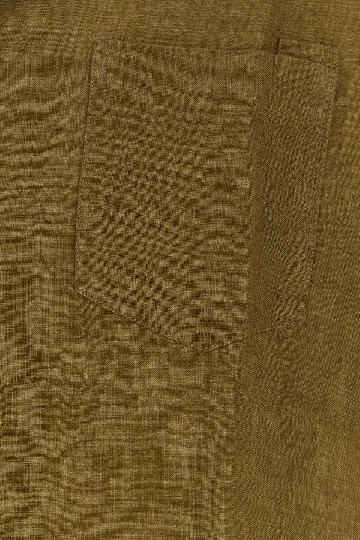 Khaki linen Angelo shirt - 3