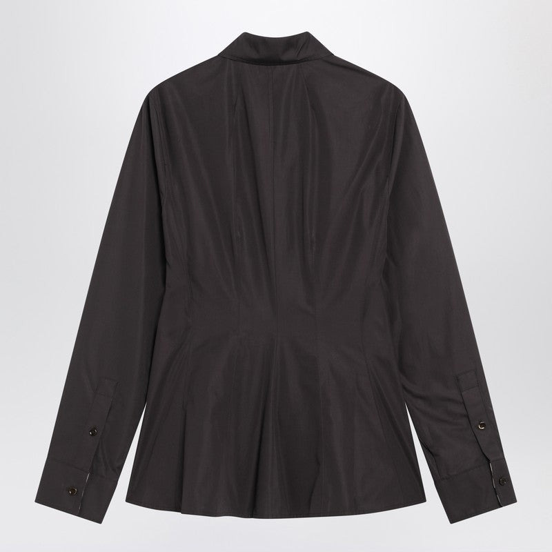 Burberry Brown Cotton Shirt Women - 2