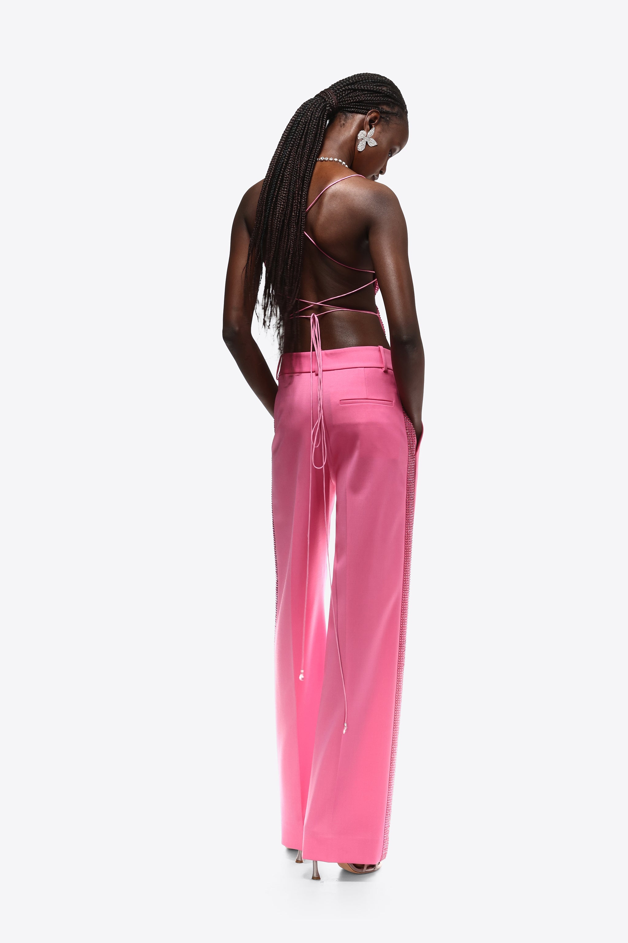 CRYSTAL EMBELLISHED BUTTERFLY TOP - 3