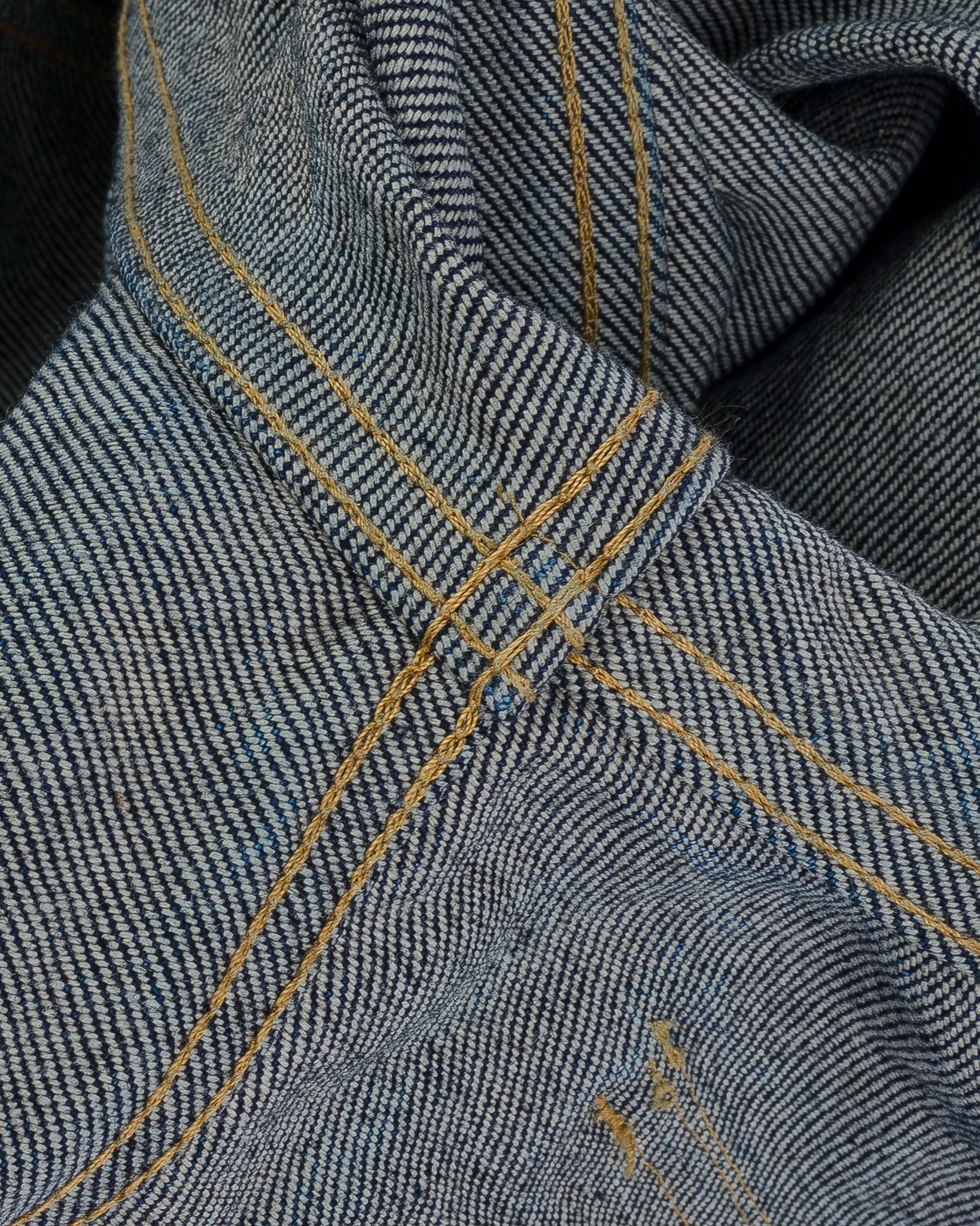 IHJ-139-IND 19oz Selvedge Denim Type II Jacket - Indigo - 17