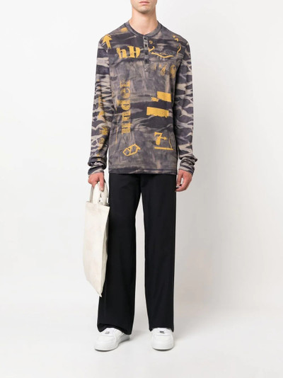 Diesel graphic-print buttoned T-Shirt outlook