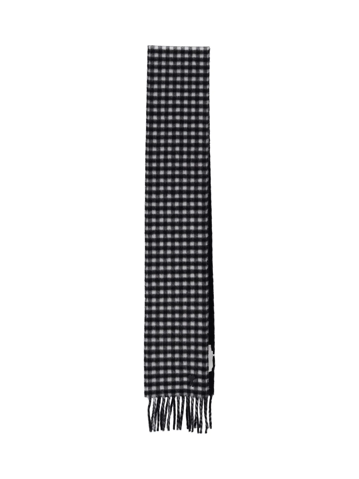 PLAID WOOL SCARF - 1