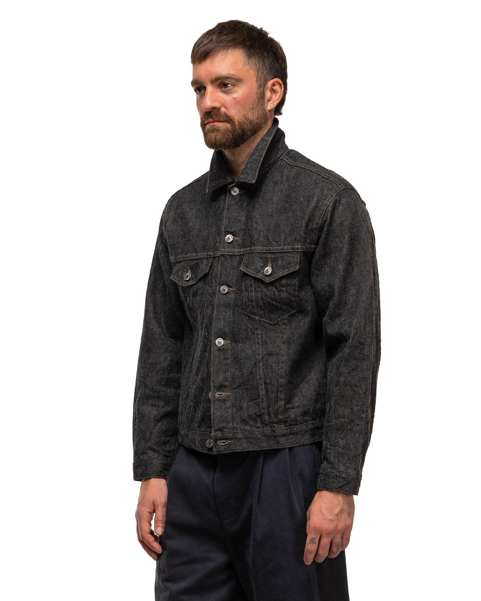 A.PRESSE Black Denim Trucker Jacket | havenshop | REVERSIBLE