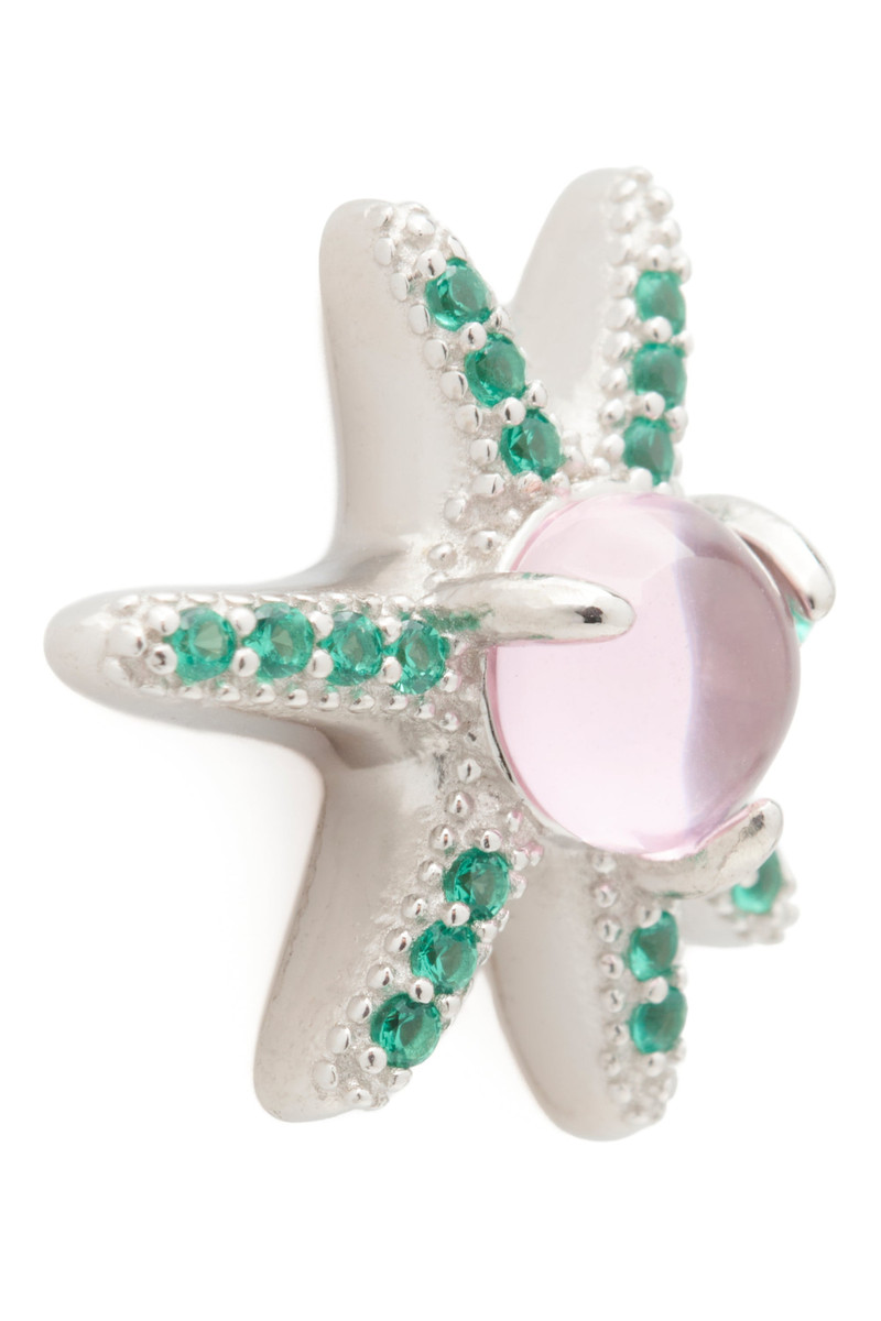 Collina Strada EMERALD AMETHYST ASTER EARRINGS outlook