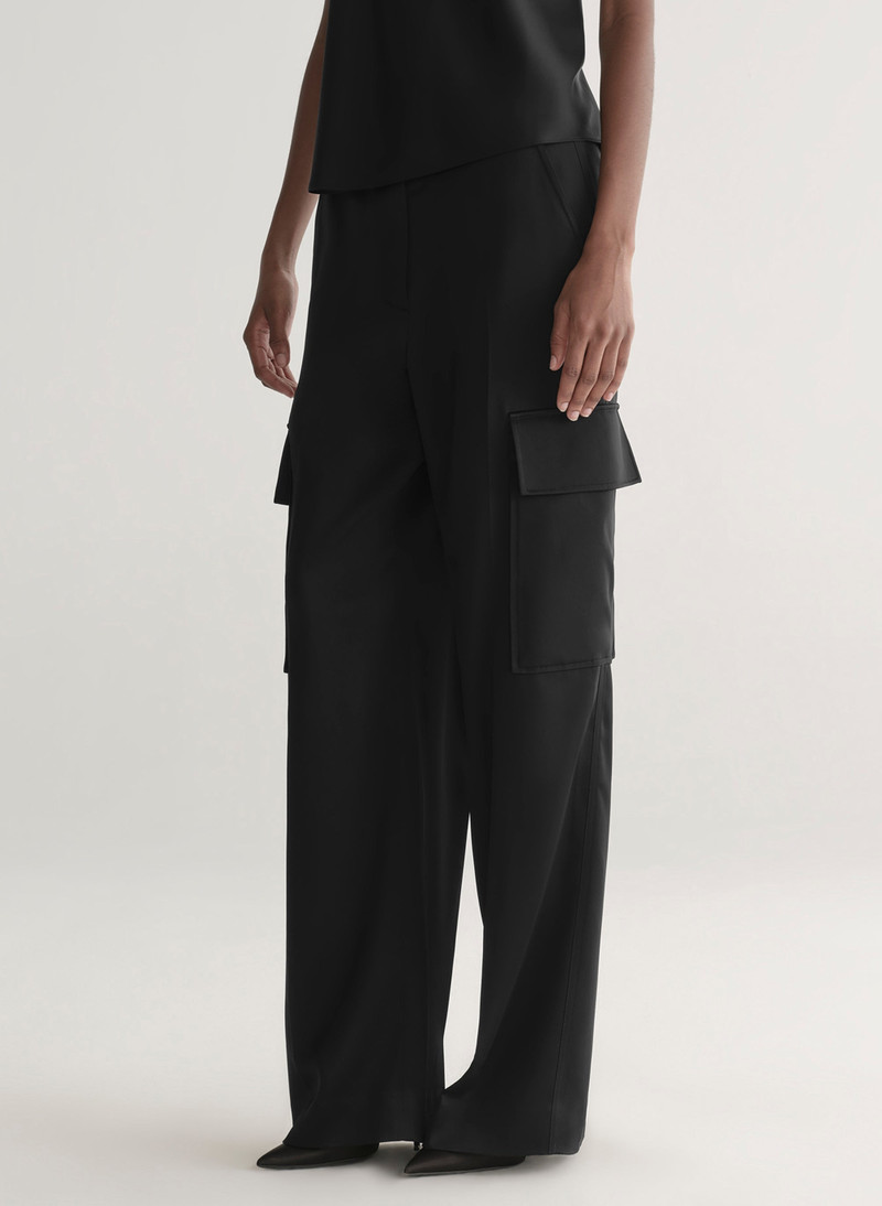 Logan Satin Cargo Pant 5