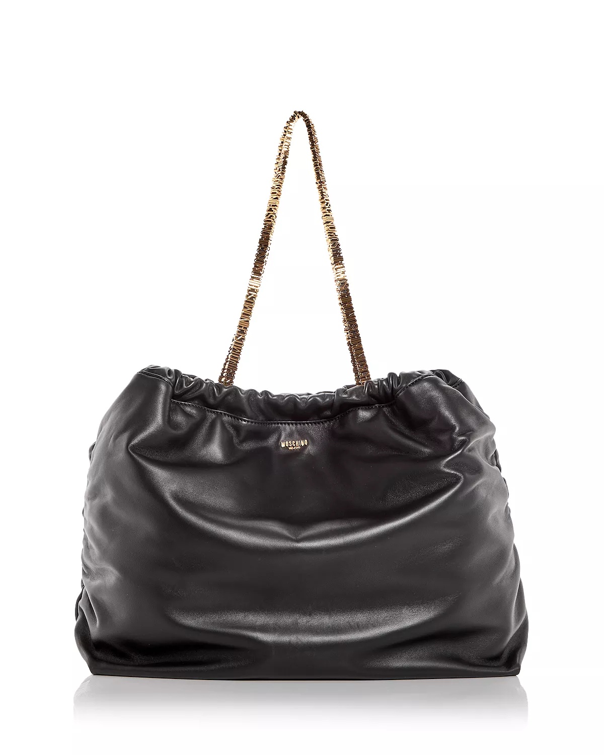 Logo Leather Tote - 1