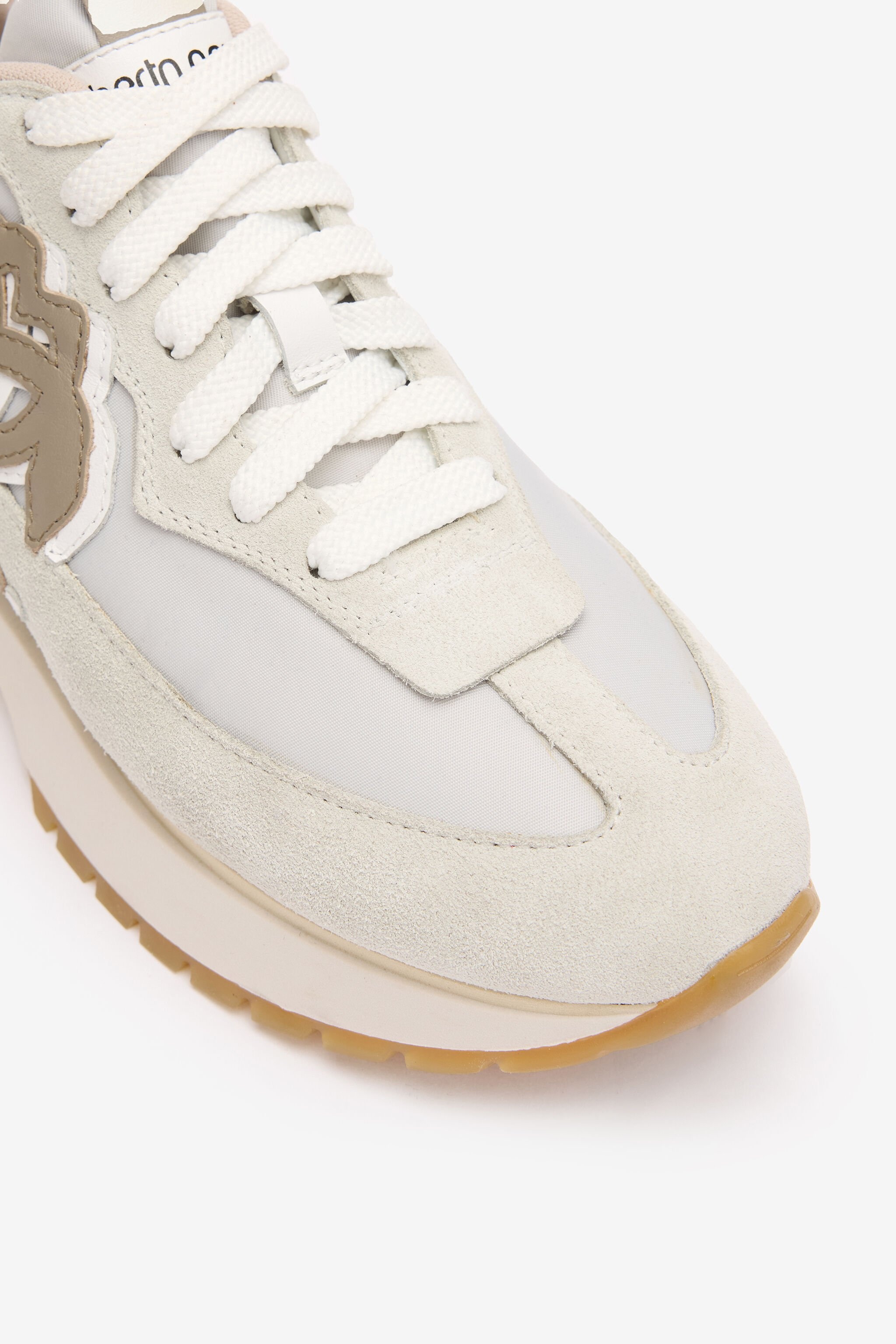 Sneakers With Contrasting Back And Mirror Snake Monogram - 4