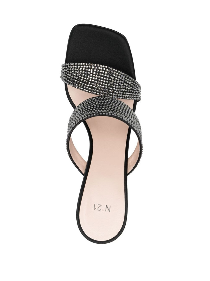 105mm sequin-embellished calf-leather mules 4