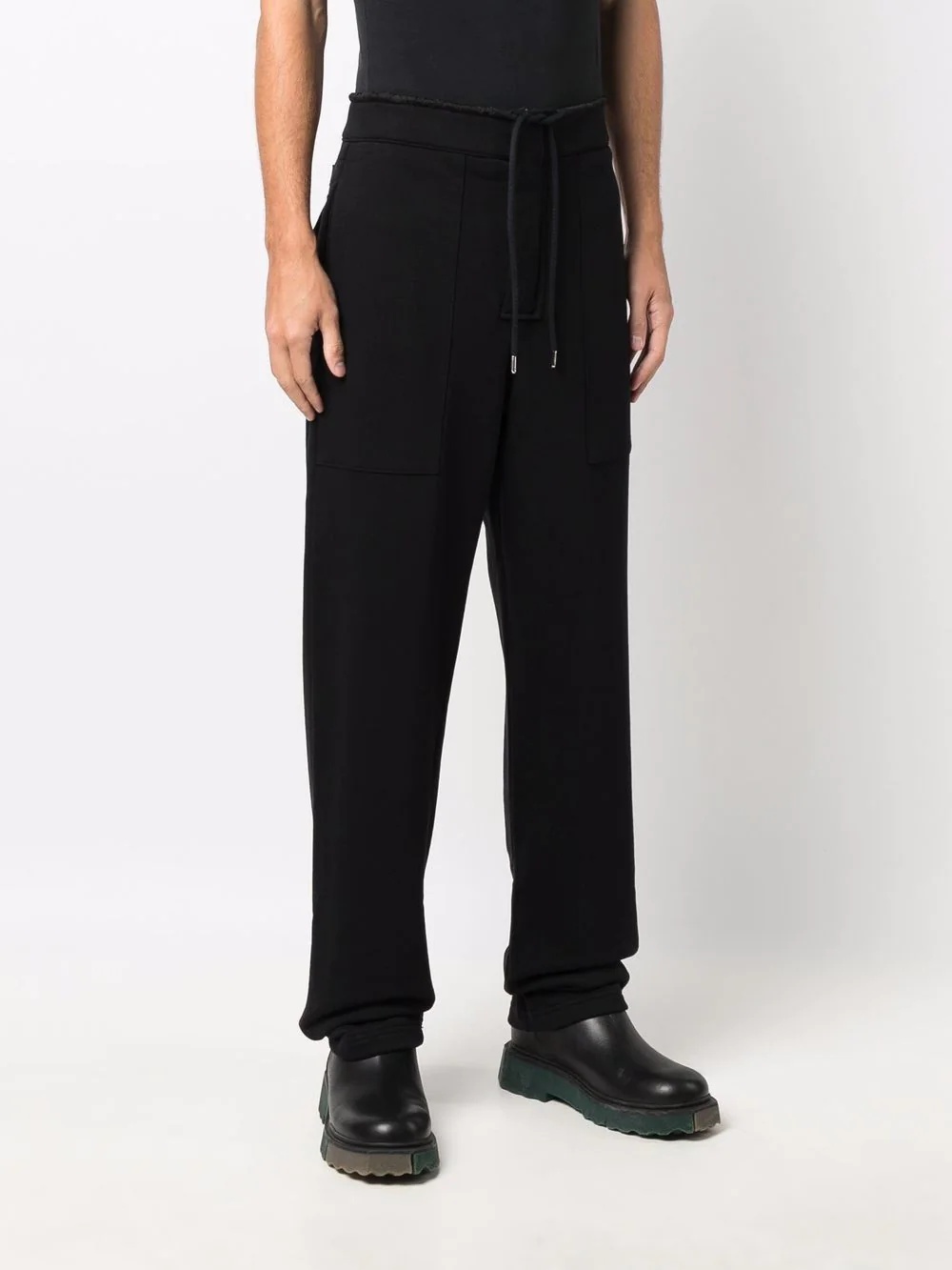 logo-patch straight-leg track pants - 3