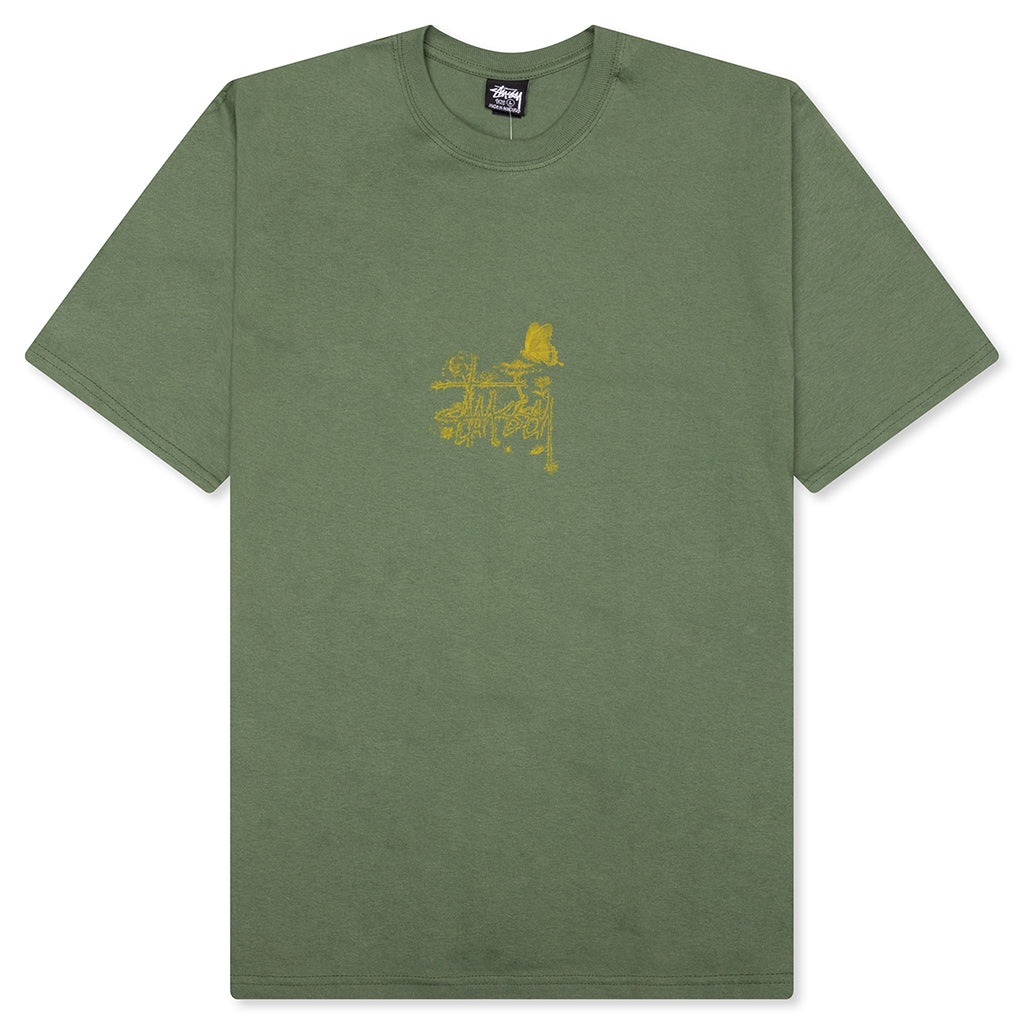 IN BLOOM TEE - OLIVE - 1