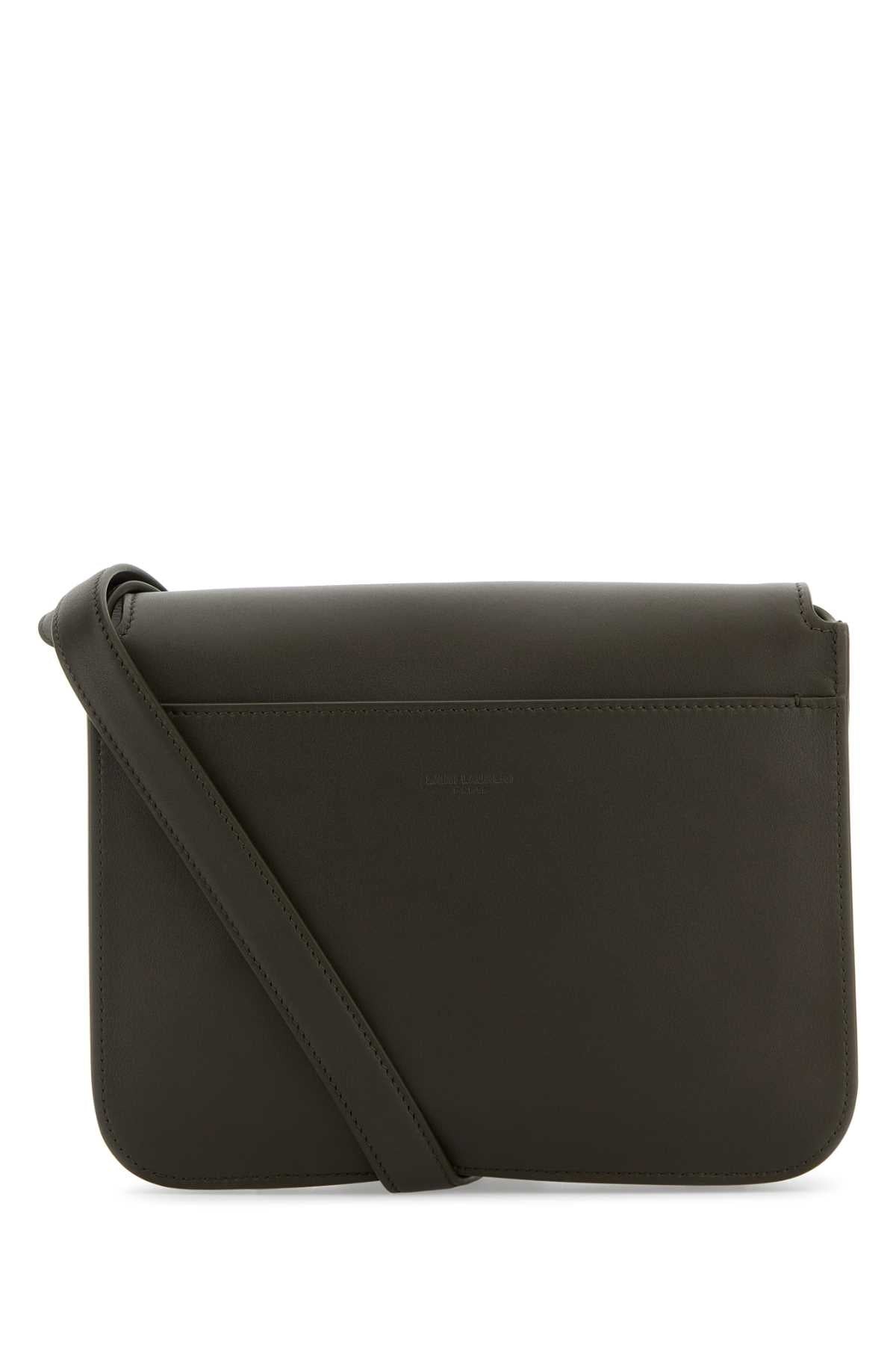 Saint Laurent Women Bottle Green Leather Niki Crossbody Bag - 3