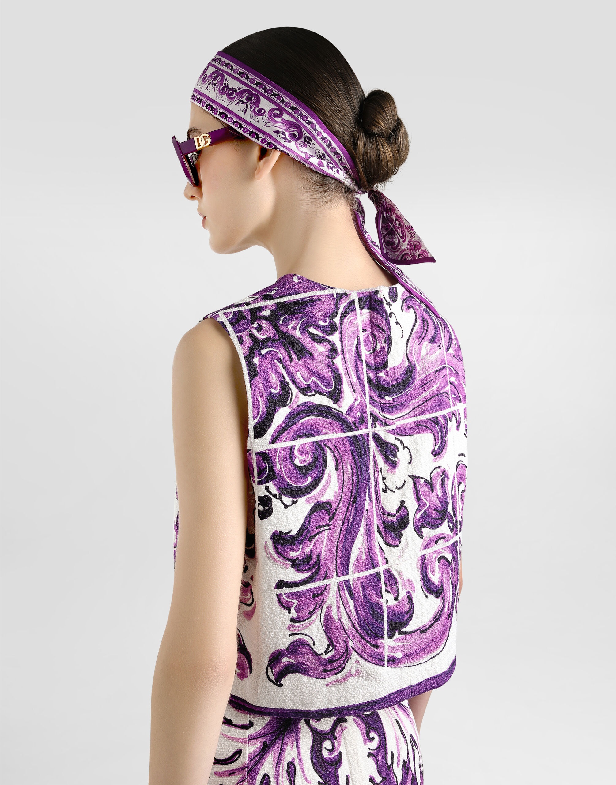 Majolica-print mat top - 4