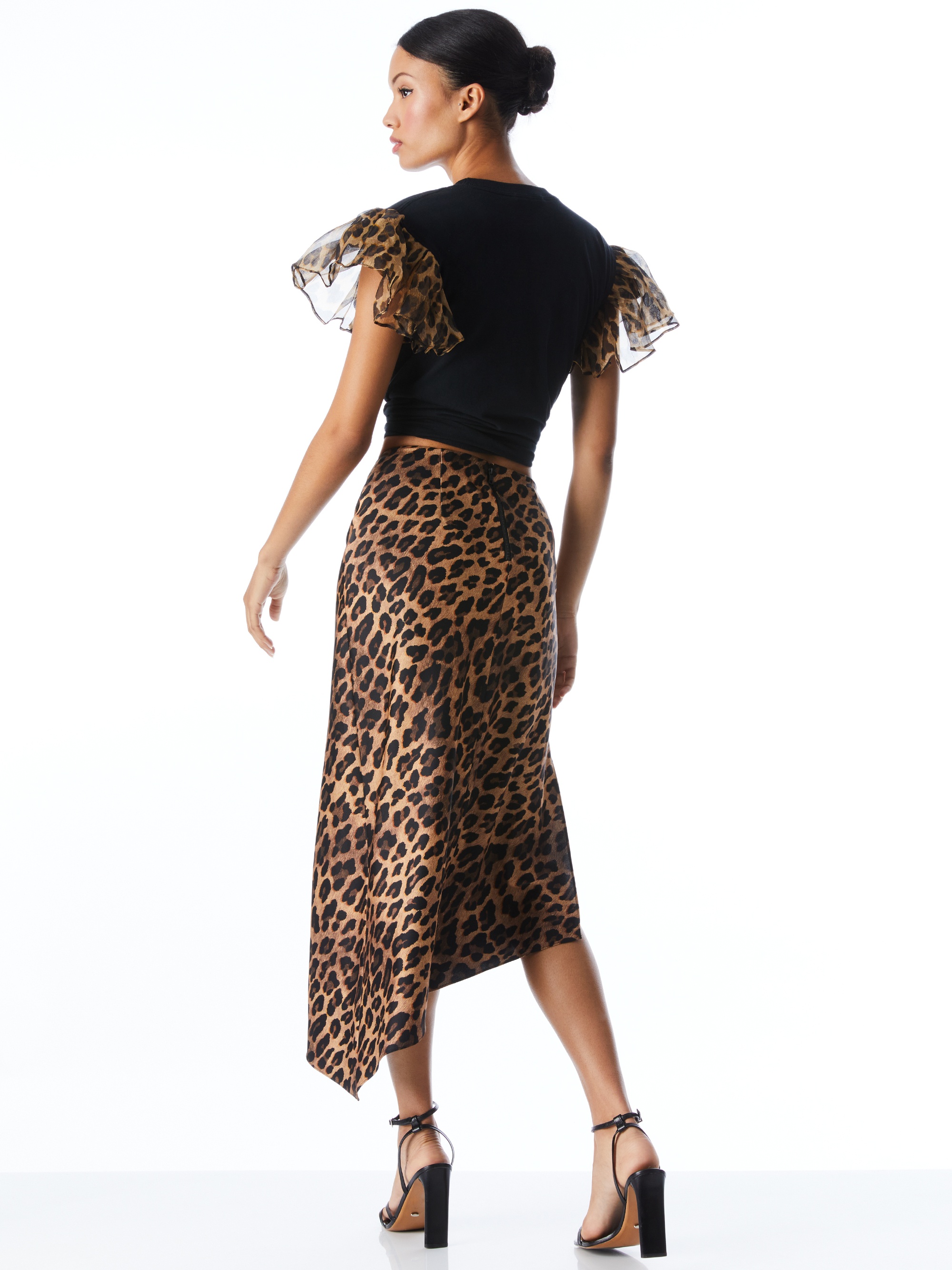 MAEVE ASYMMETRICAL SLIP SKIRT - 3