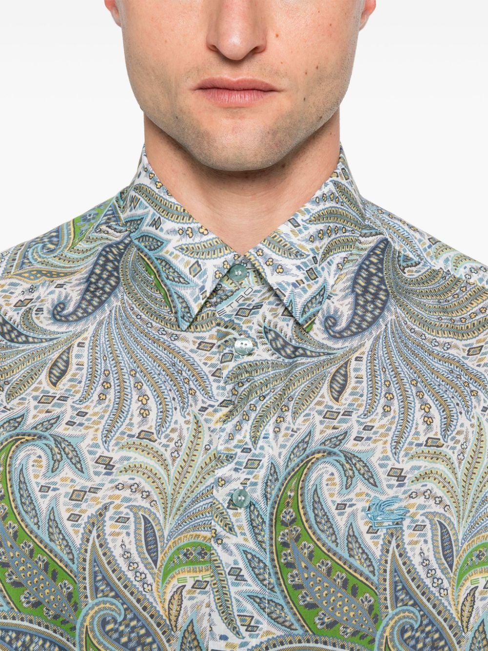 paisley-print shirt - 5