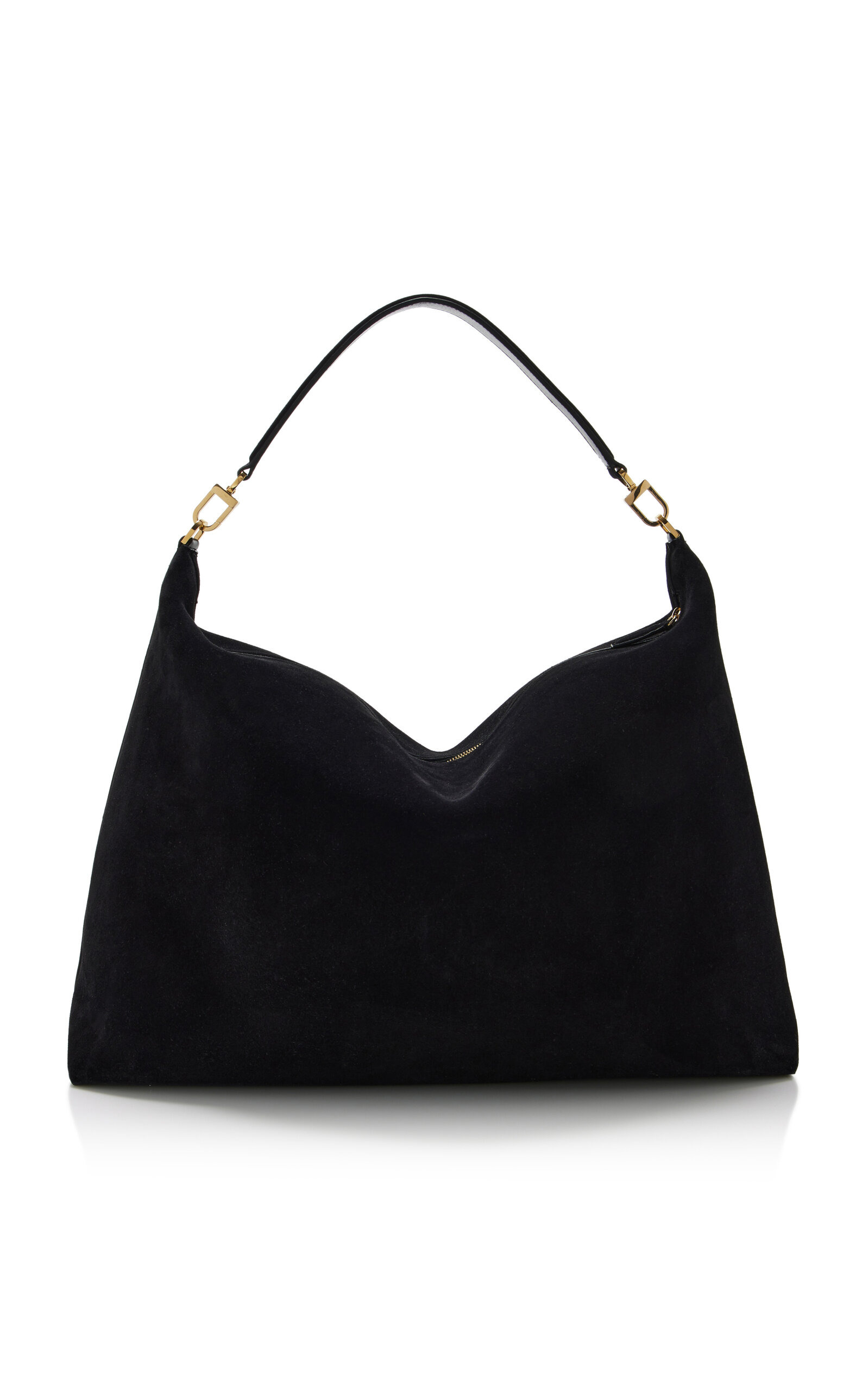 Suede Scoop Tote black - 4
