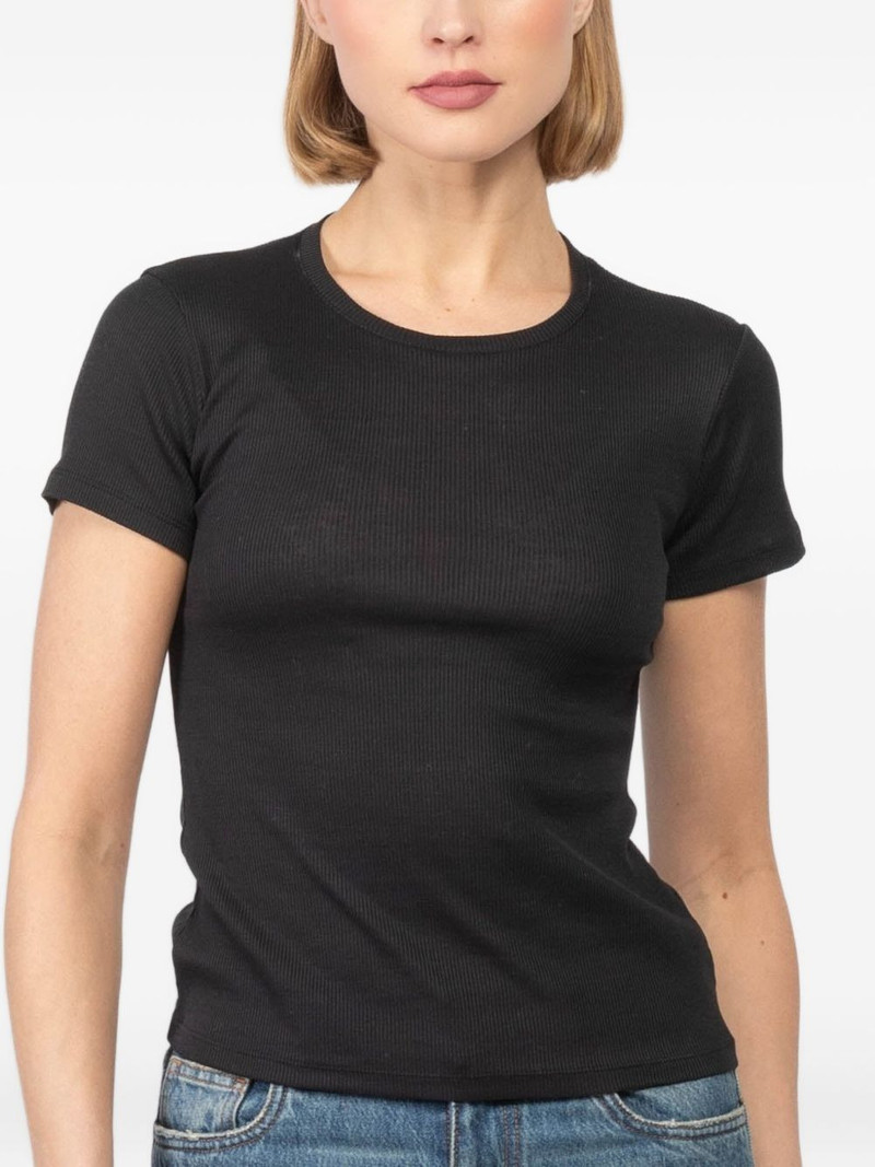 crew-neck ribbed T-shirt 1