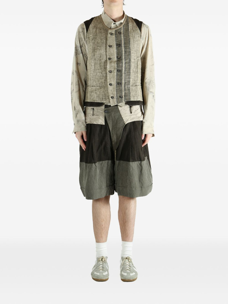 Ziggy Chen two-tone waistcoat outlook