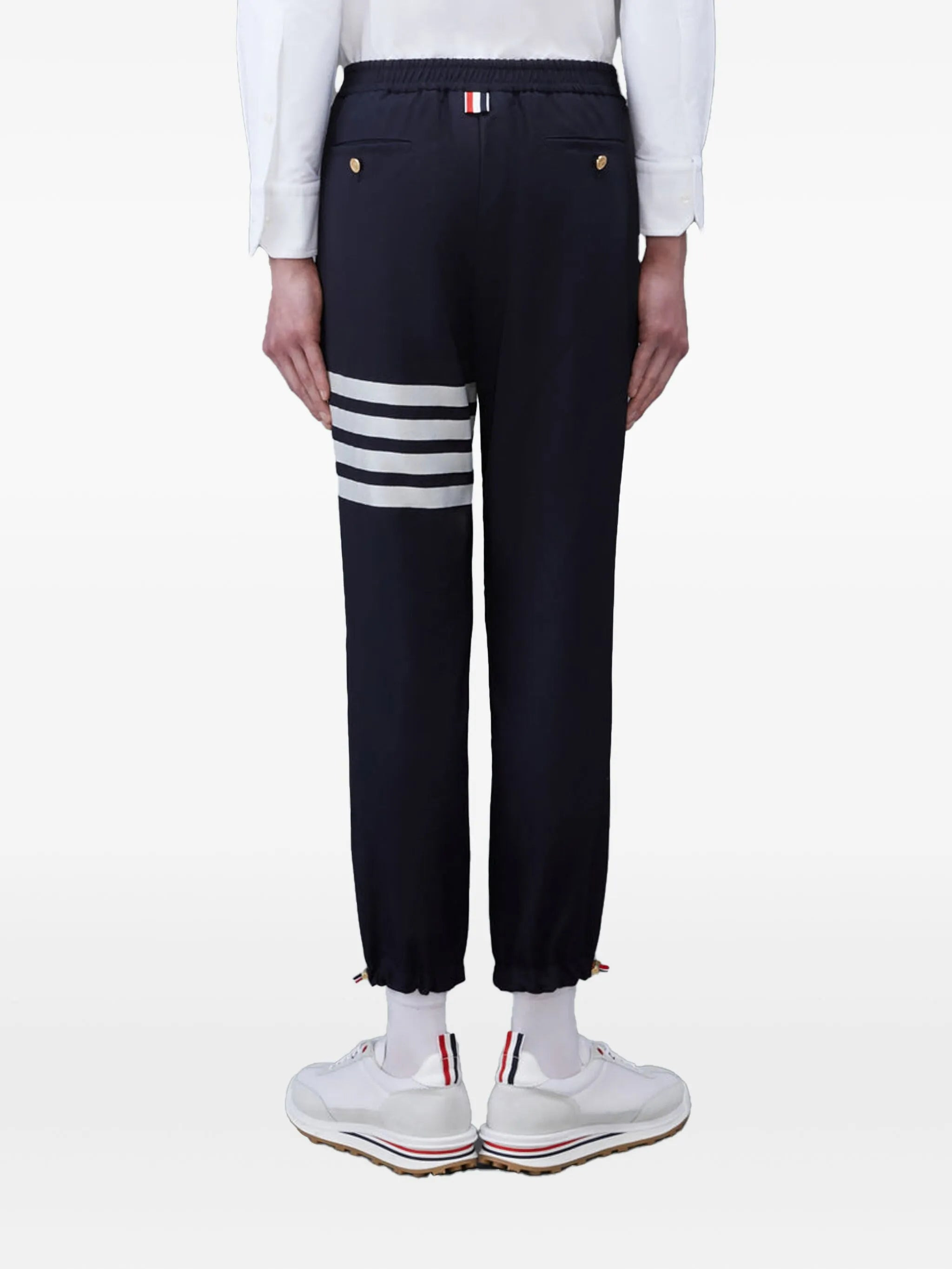 4-Bar elasticated ankle trousers - 4