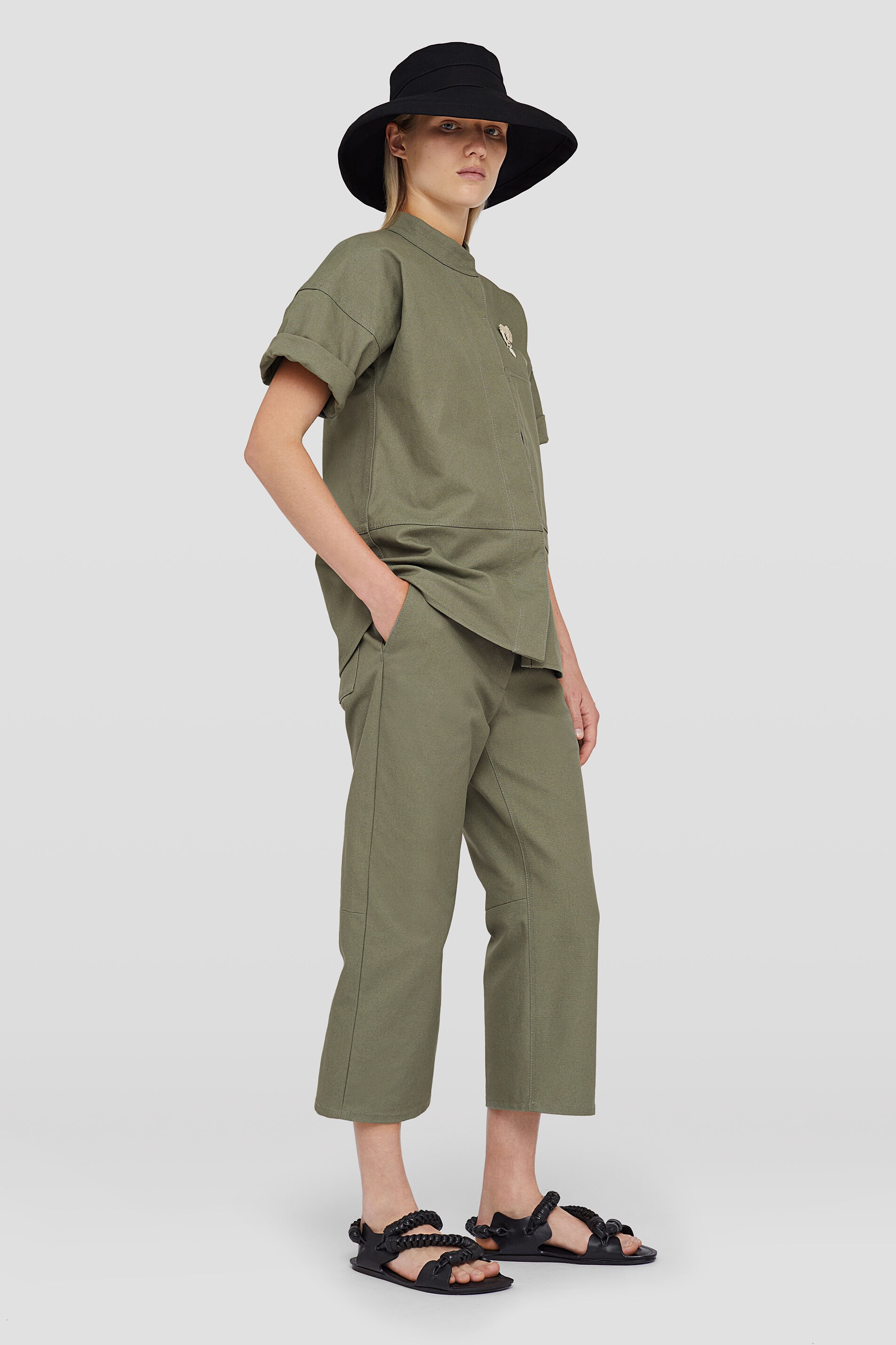 Cropped Trousers - 3