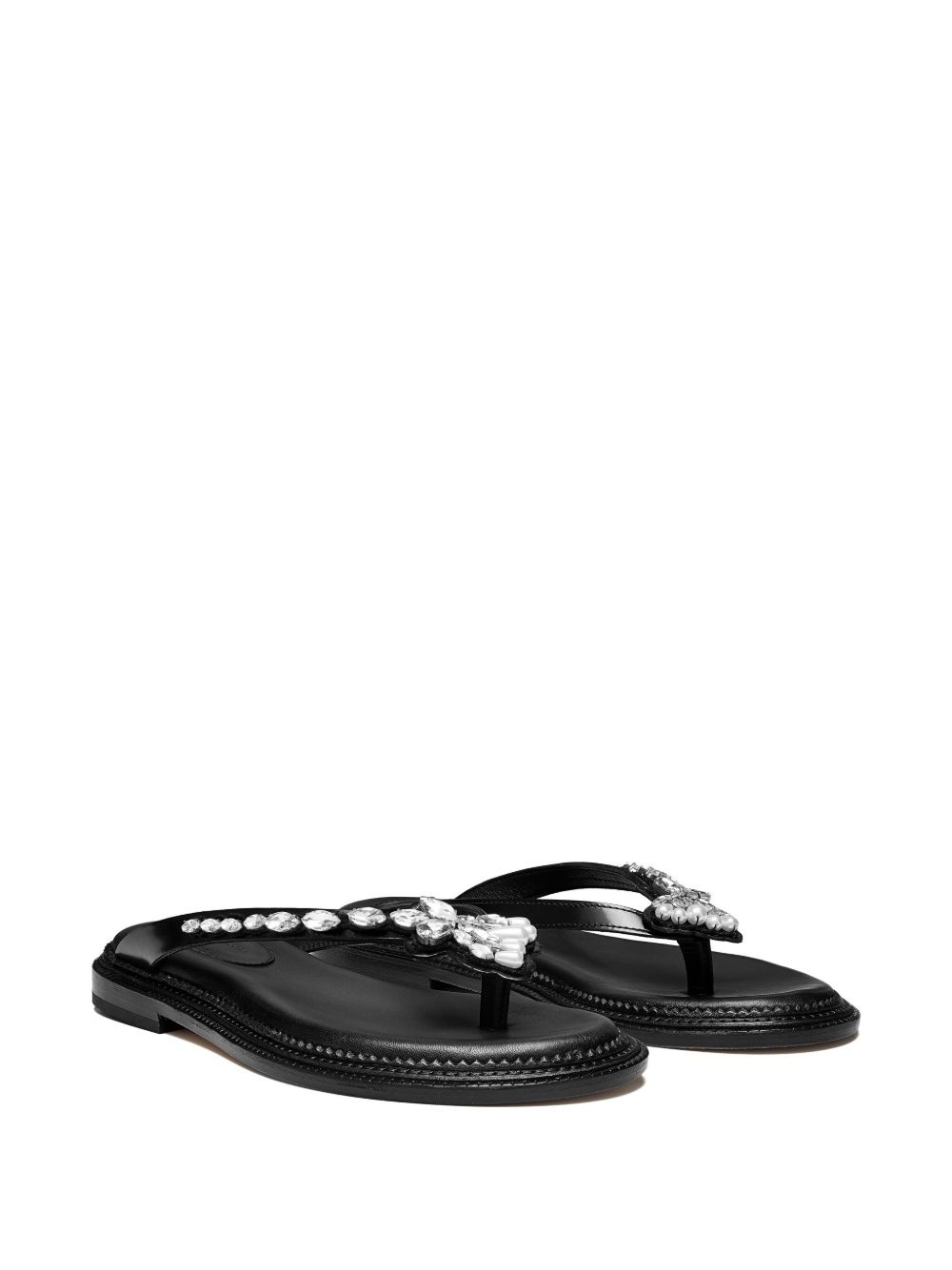 crystal-embellished slides - 2