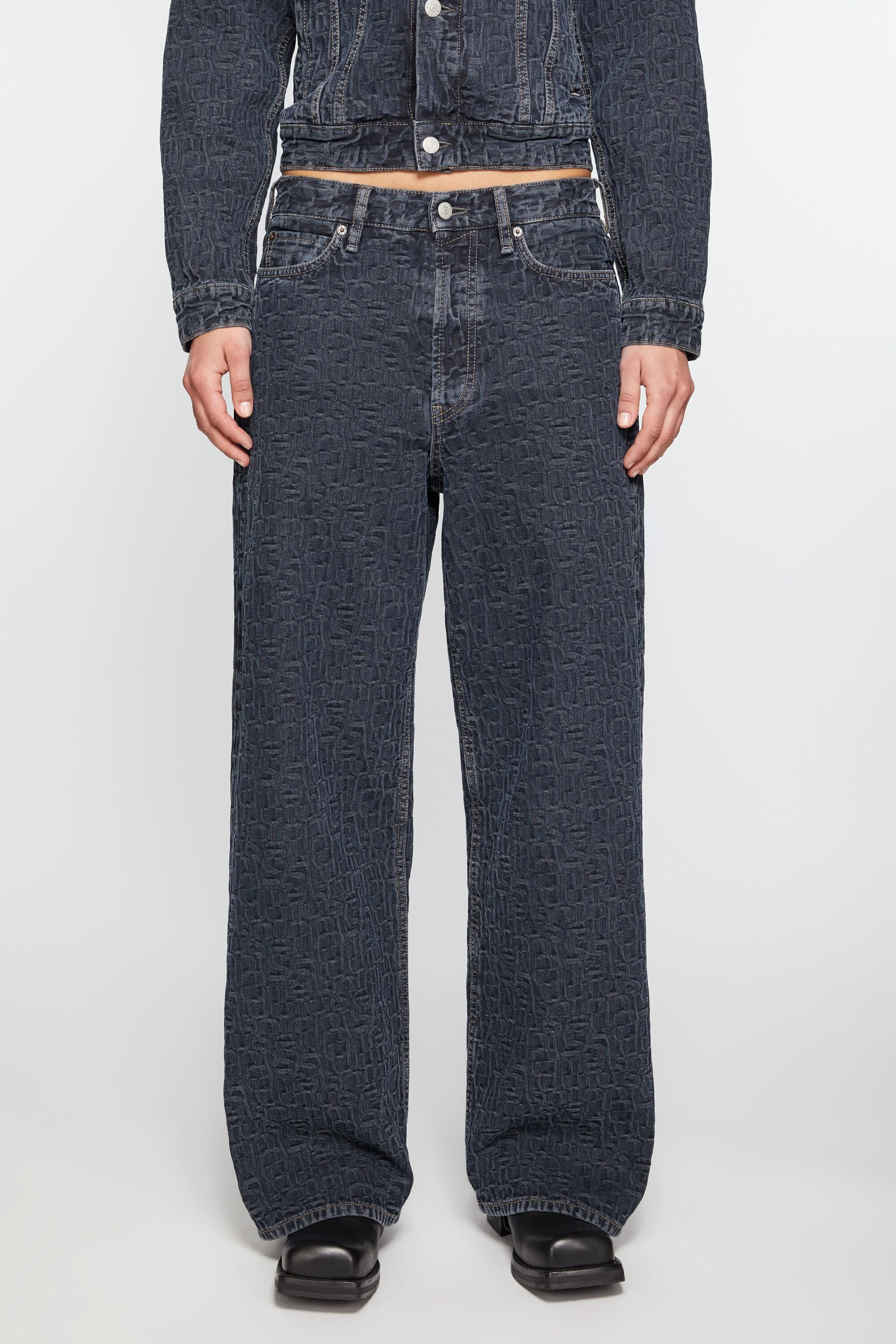 Baggy fit jeans - 1981F - Blue/black - 2