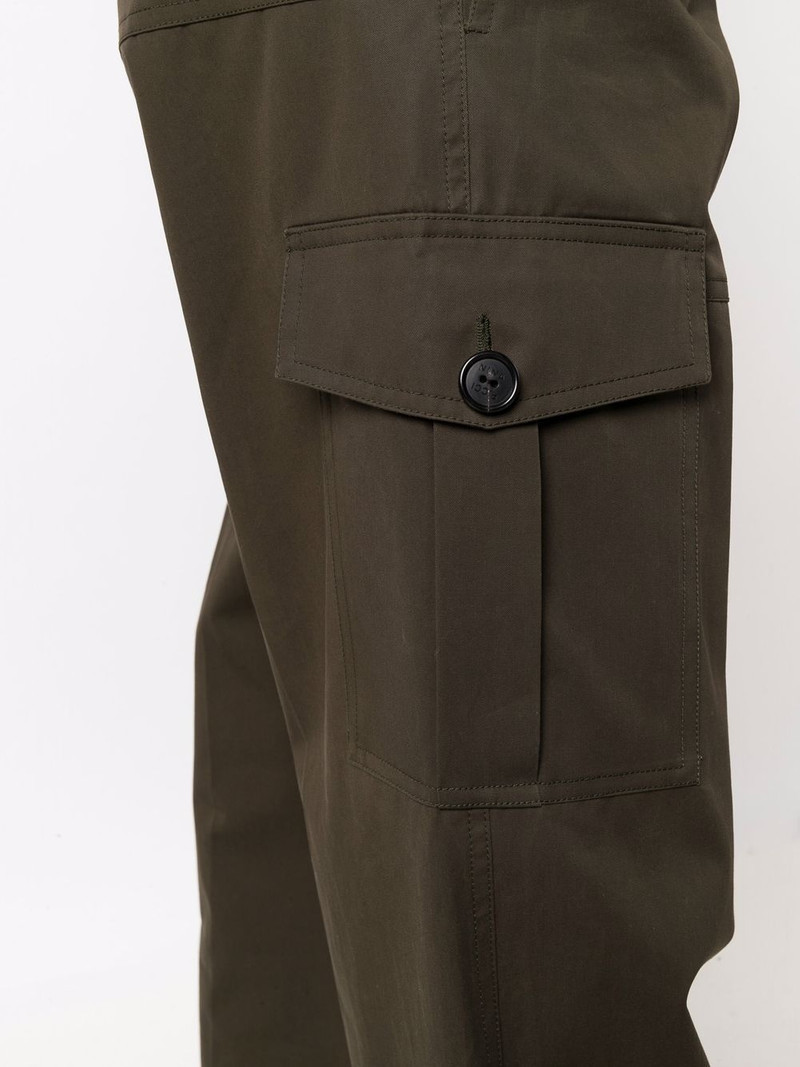wide-leg cargo trousers 5