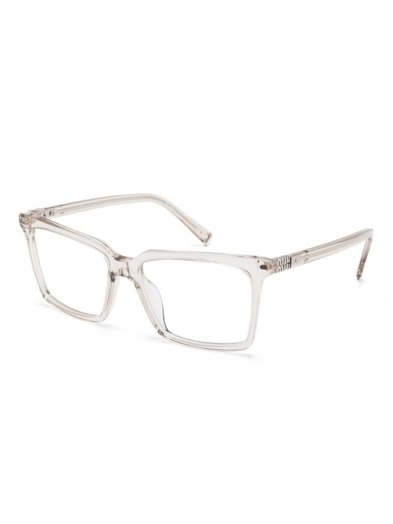 Miu Miu transparent glasses outlook