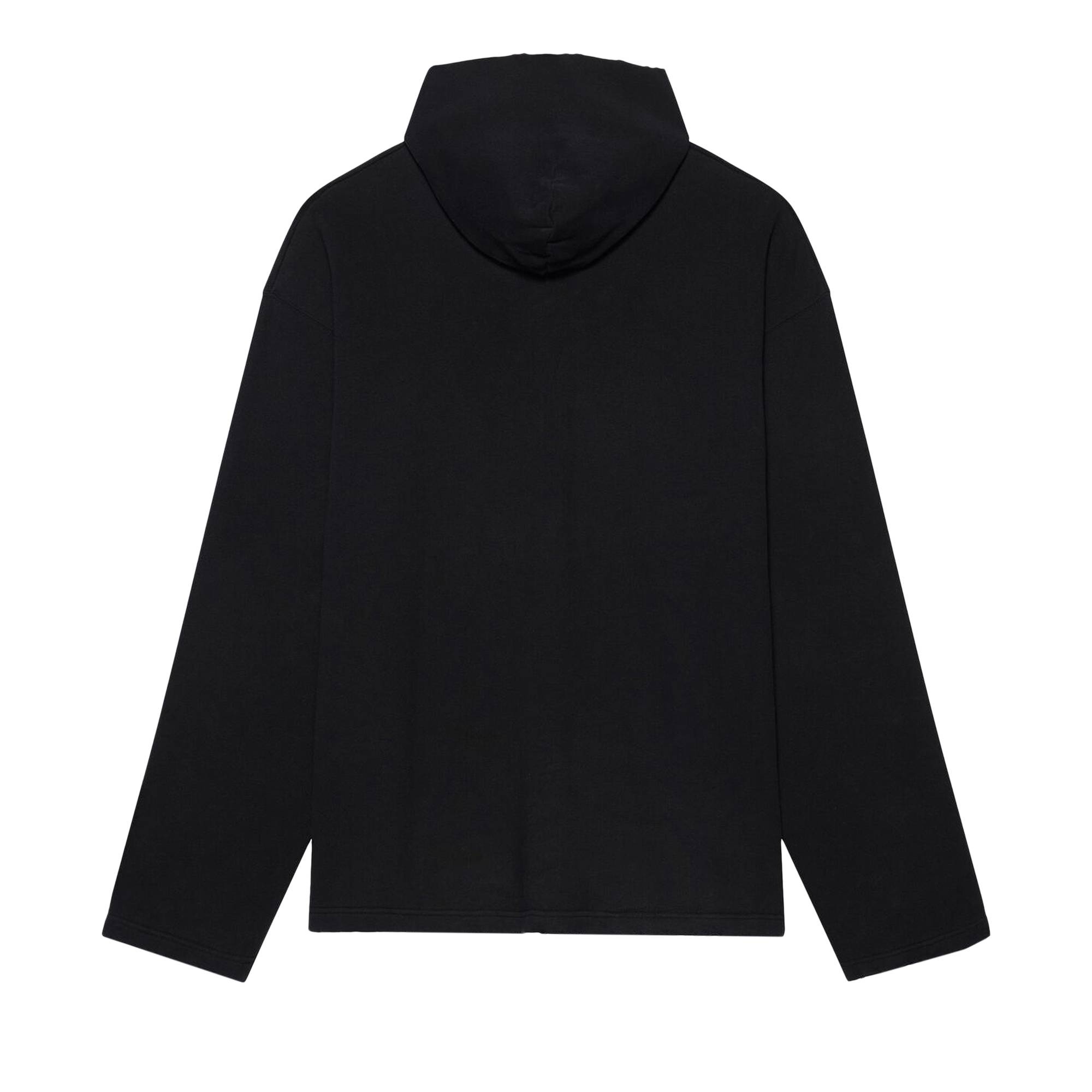 Balenciaga Free Embroidered No Rib Hoodie 'Black' - 2