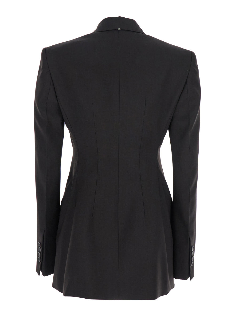 Sportmax Women 'Adamo' Brown Bouble-Breasted Jacket With Peak Revers In Wool Woman - 2