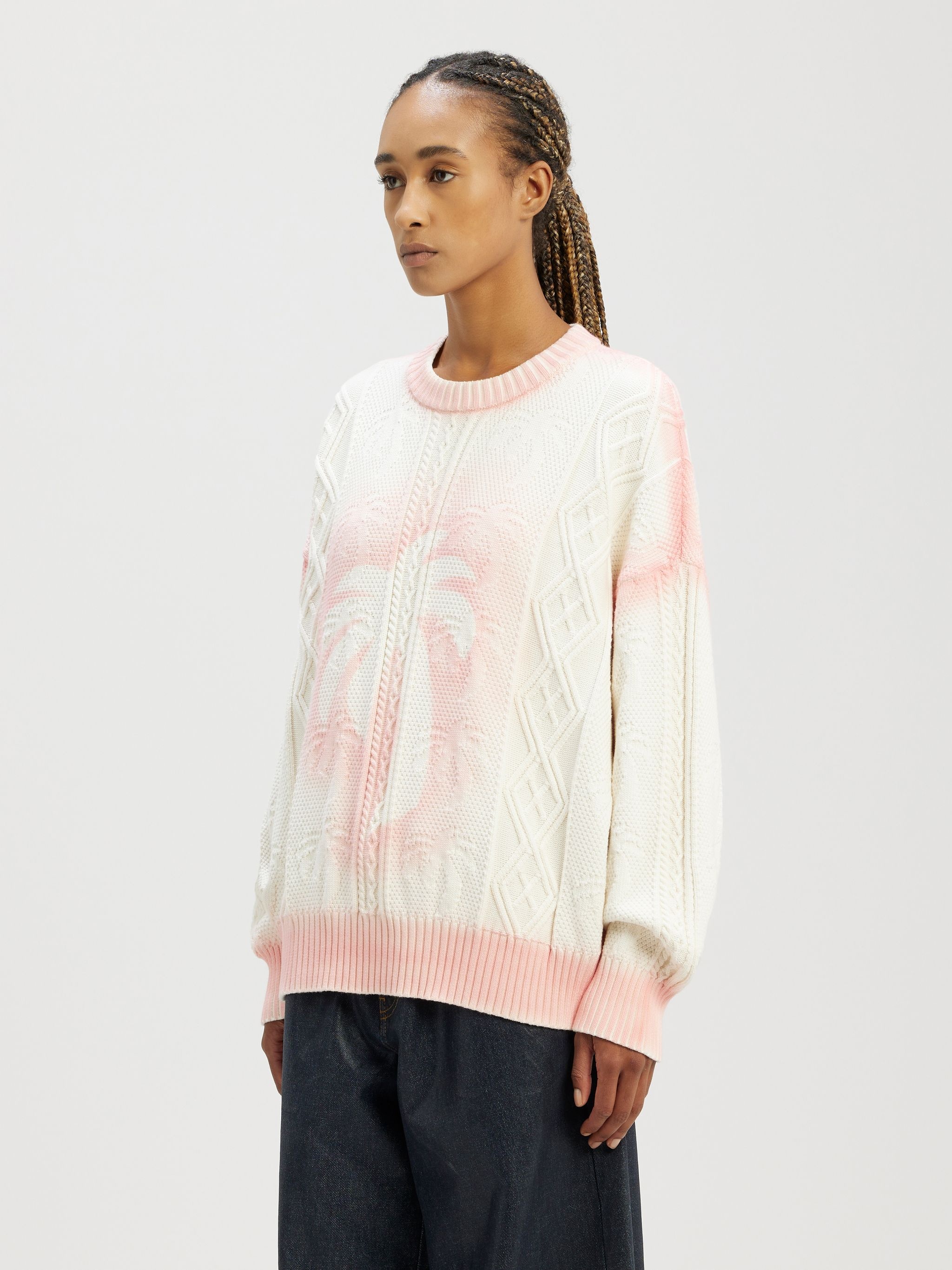 Sprayed Fishermans Sweater - 4