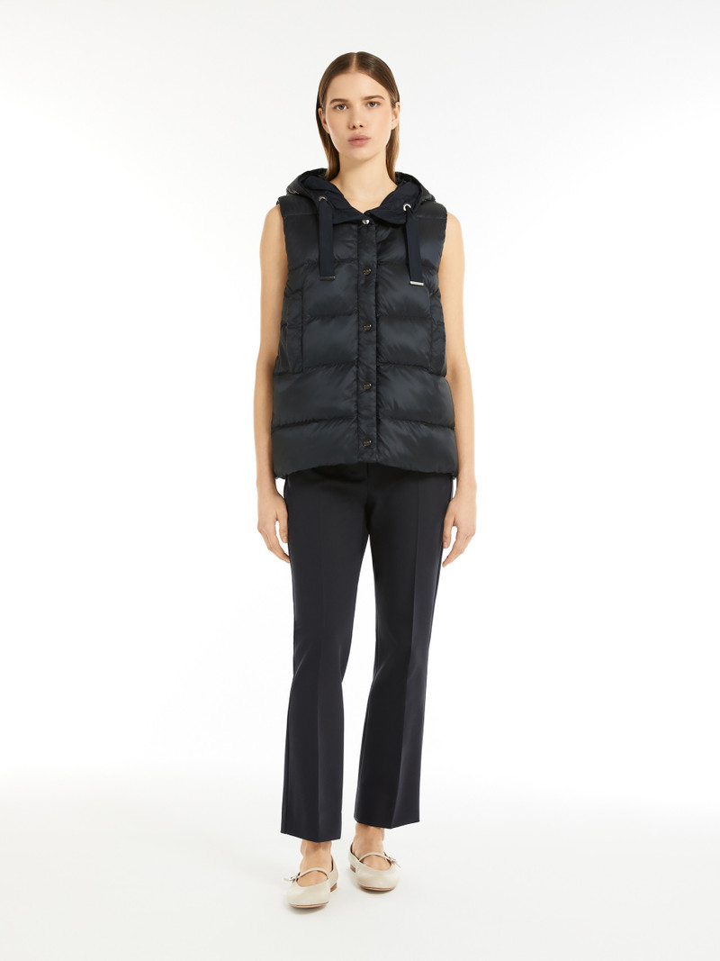 Max Mara JSOFT Reversible water-repellent canvas gilet outlook